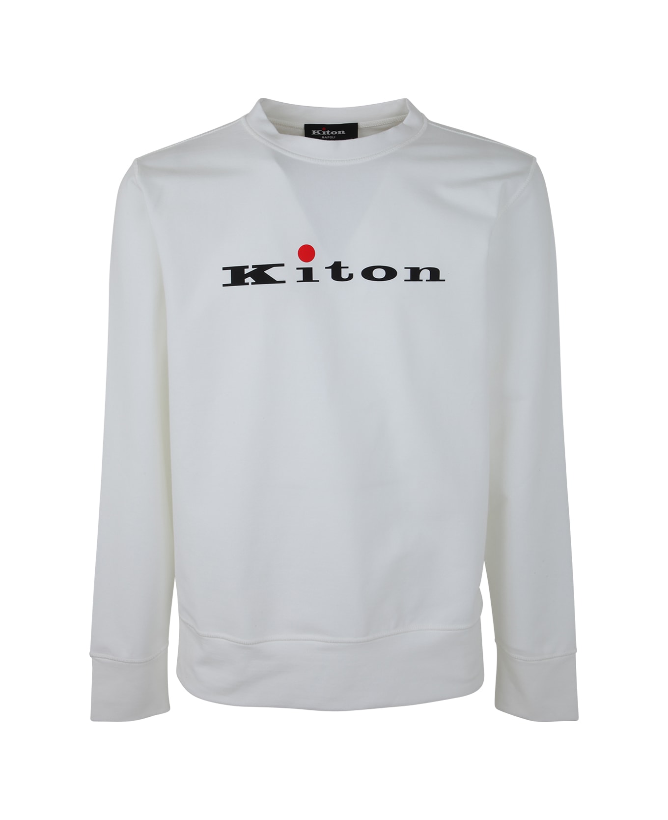 Kiton Round Neck Sweater - White