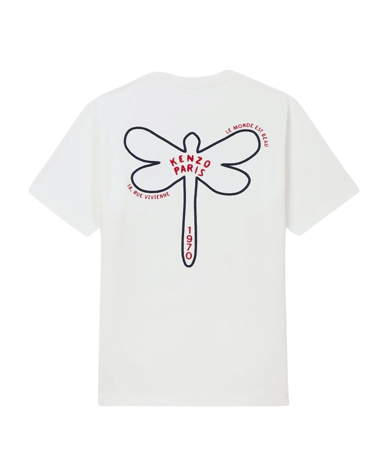 Kenzo Dragonfly Embroider - Off White