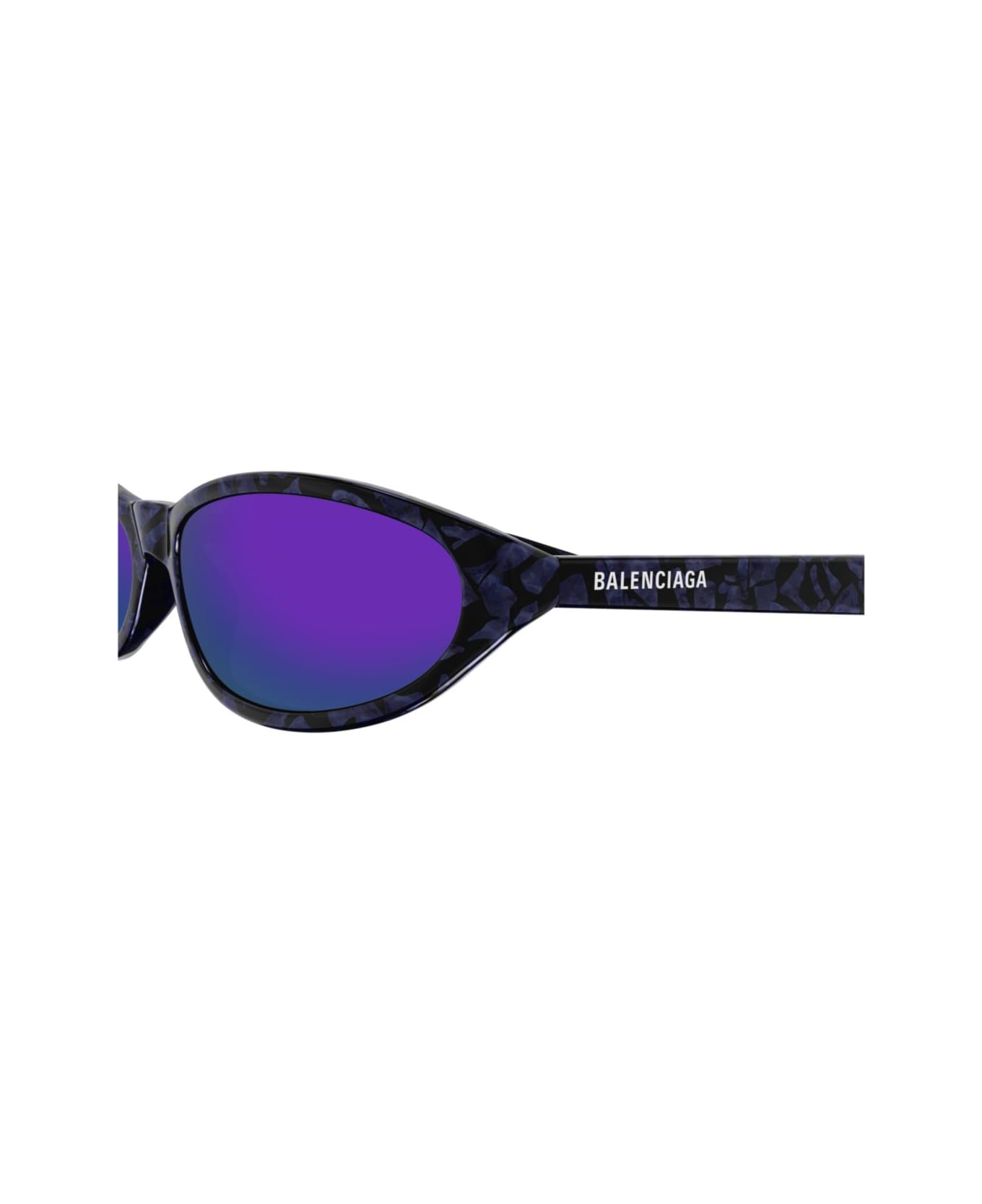 Balenciaga Eyewear Bb0007s-011violet-violet-violet - VIOLET-VIOLET-VIOLET