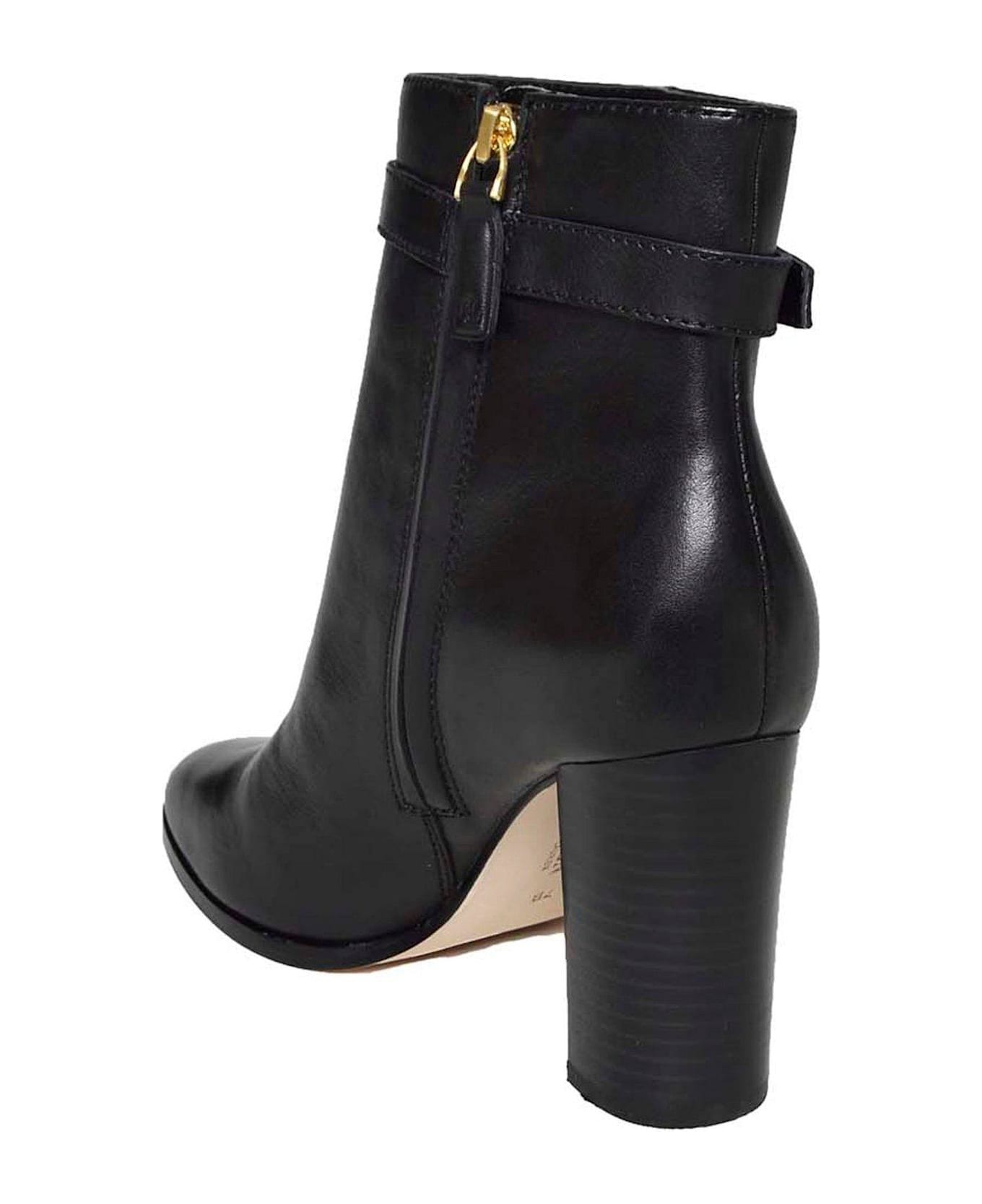 Ralph Lauren Bailey Zipped Boots - Black