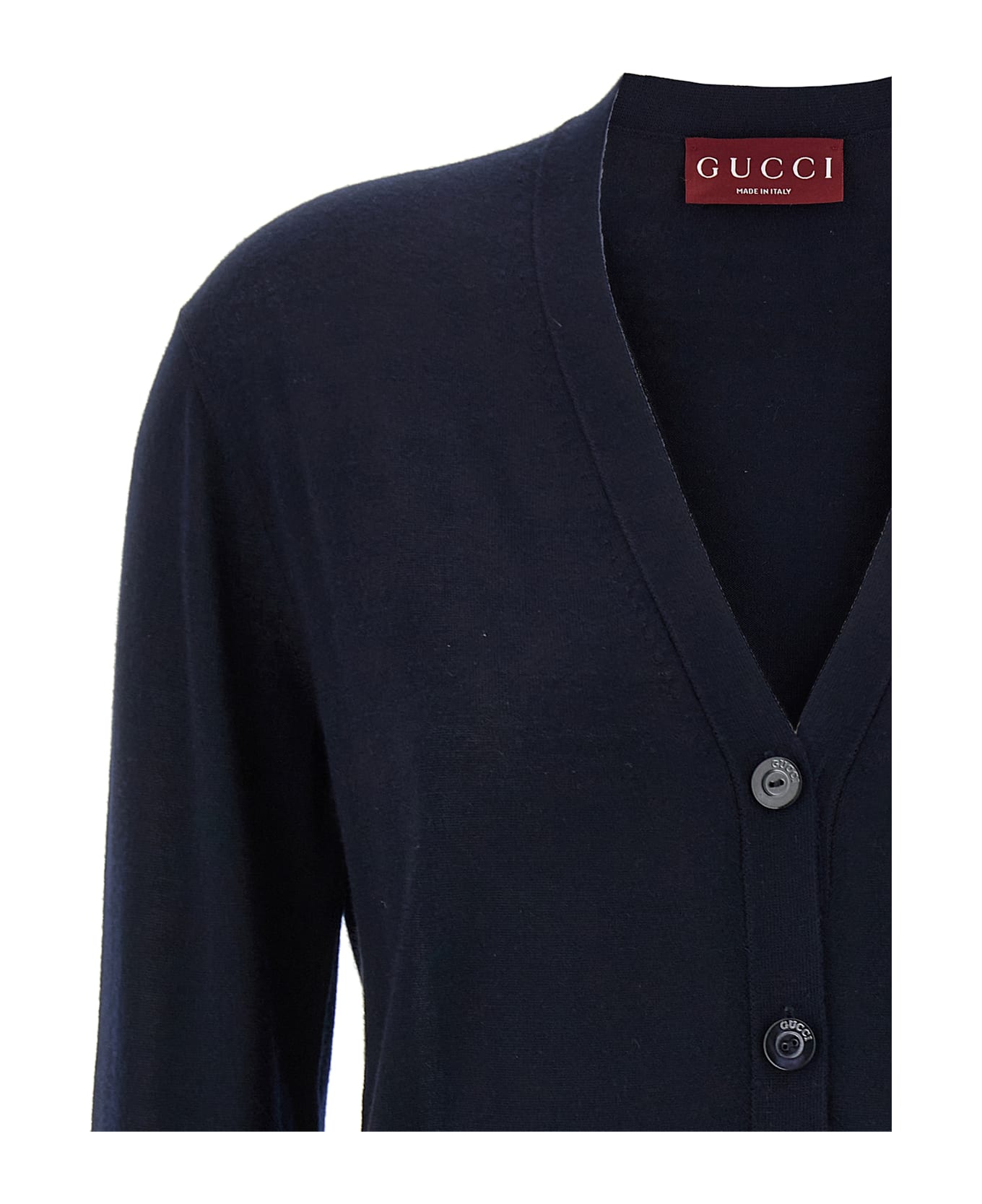 Gucci Cardigan Web - Blue