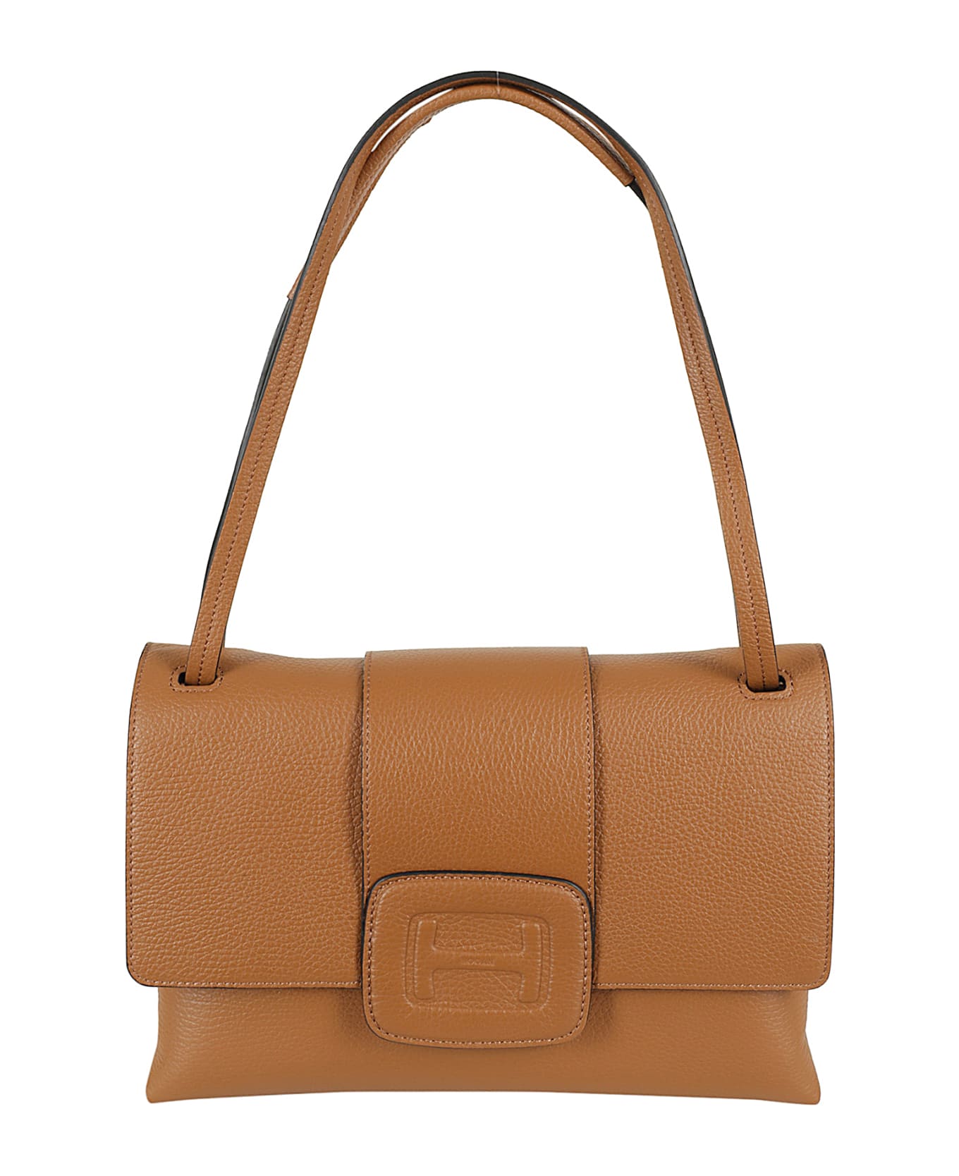 Hogan H Bag Tracolla Media H Embossed - Cognac Scuro