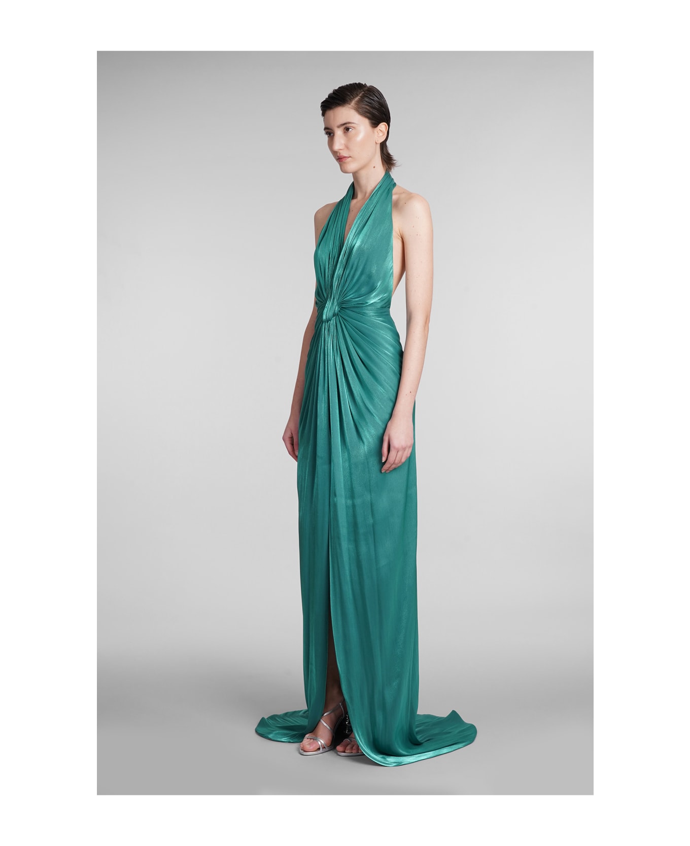 Costarellos Colette Dress In Green Polyester - green ワンピース＆ドレス