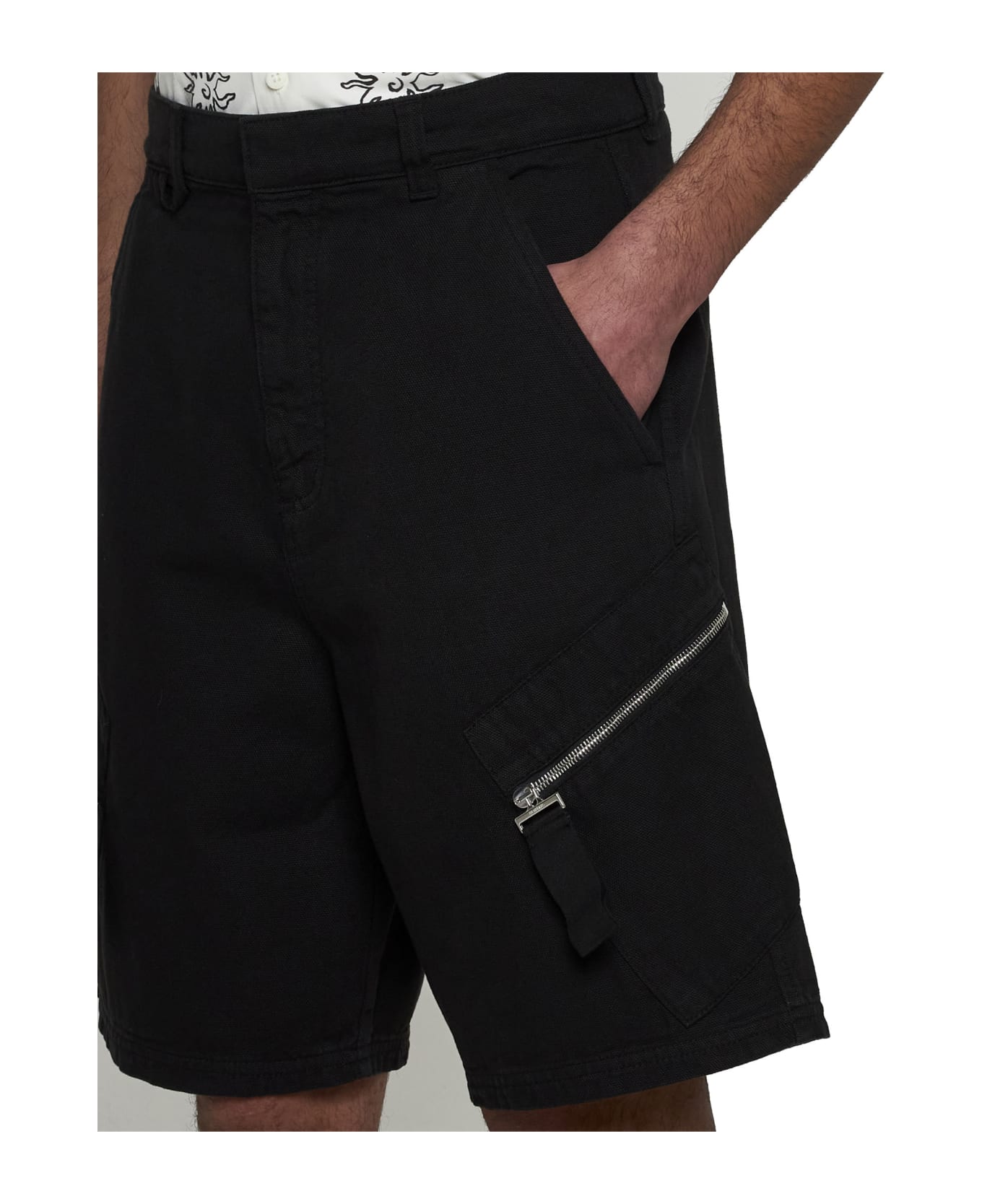 Jacquemus Cotton Shorts - Black