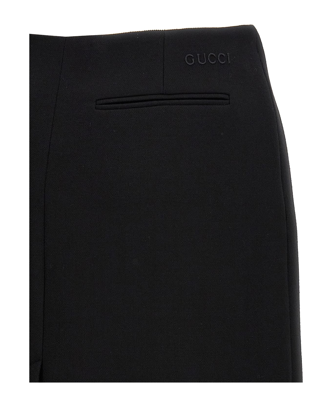 Gucci Crêpe Skirt - Black  