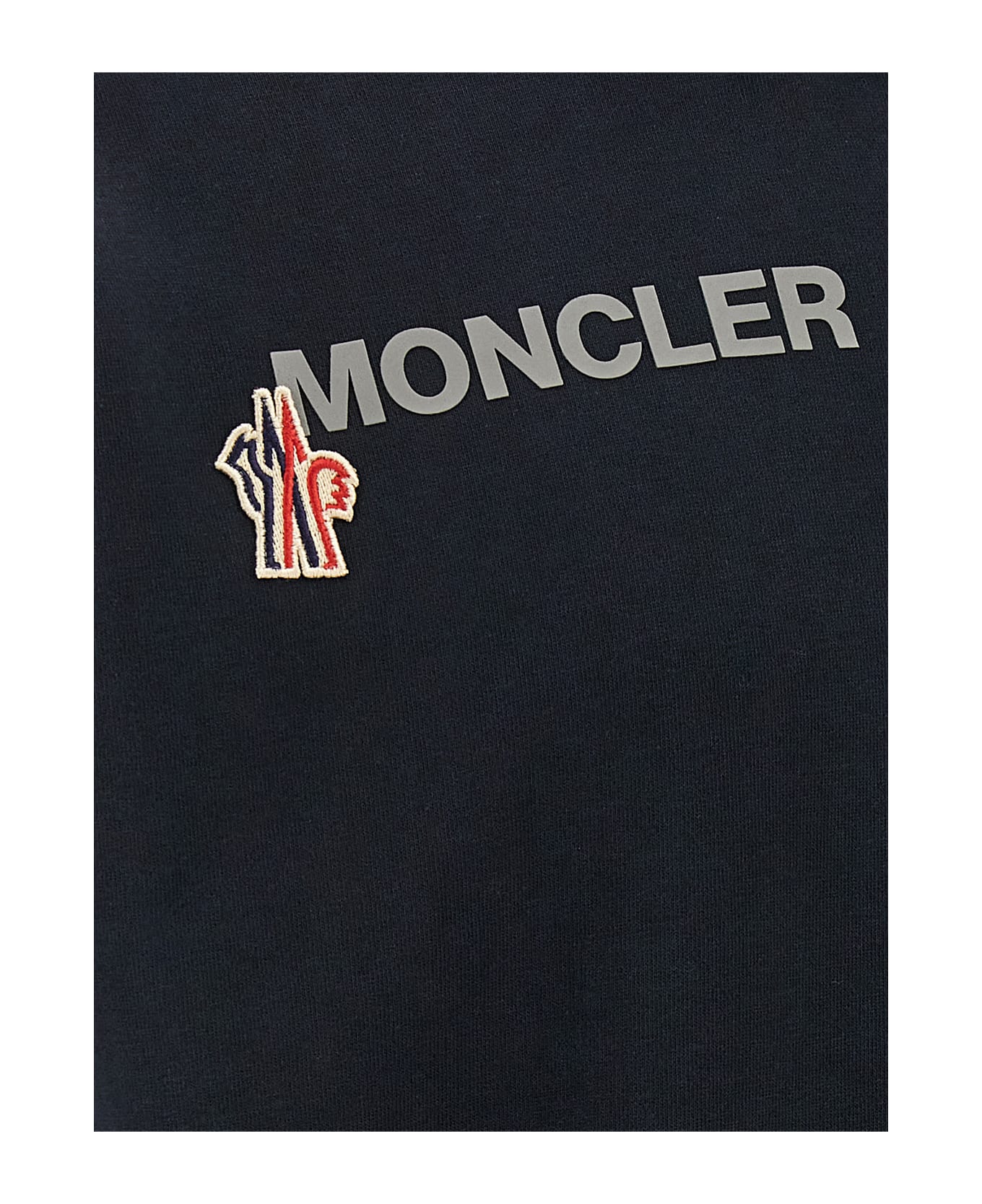 Moncler Grenoble Logo Hoodie - Blue