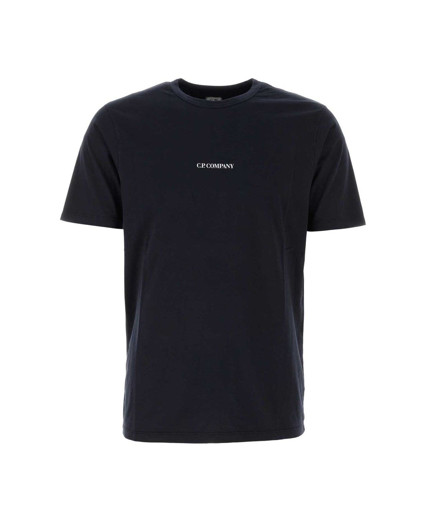C.P. Company Jersey Garment Dyed T-shirt - Blu