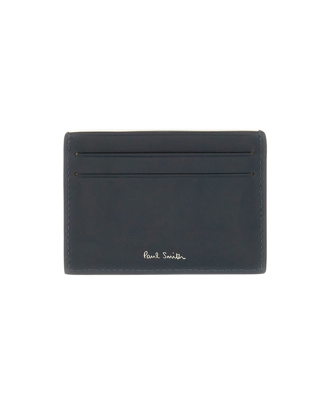 Paul Smith Leather Card Holder - BLUE