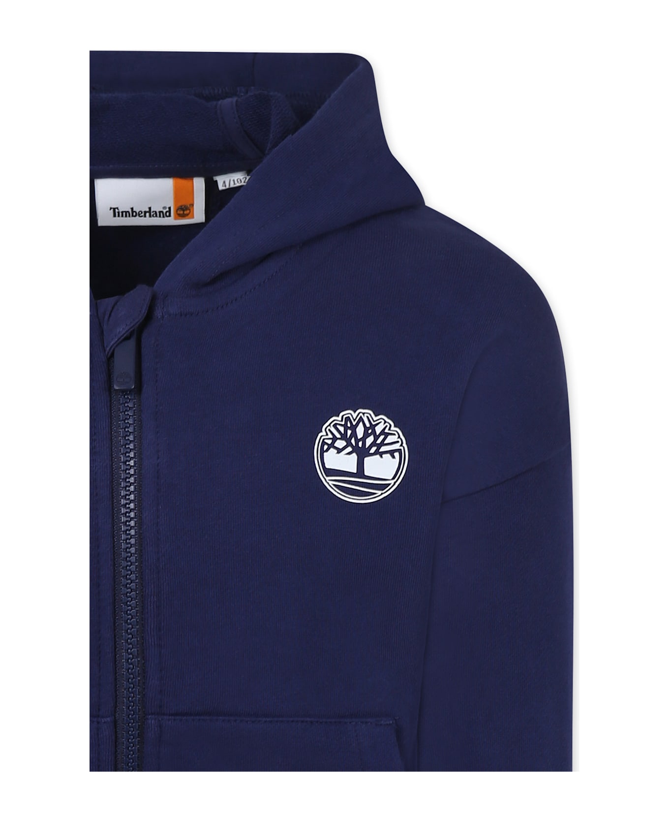 Timberland Blue Sweatshirt For Boy With Tree - Blue