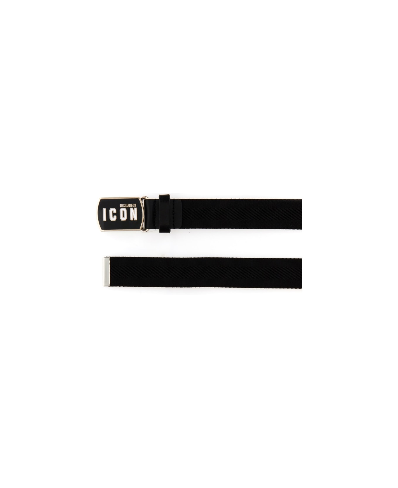 Dsquared2 Belt Be Icon - BLACK