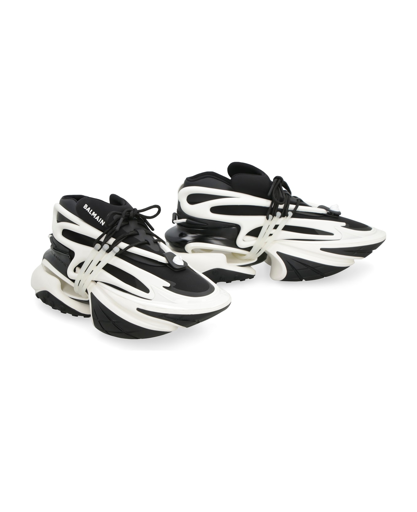 Balmain Unicorn Low-top Sneakers - Noir/blanc