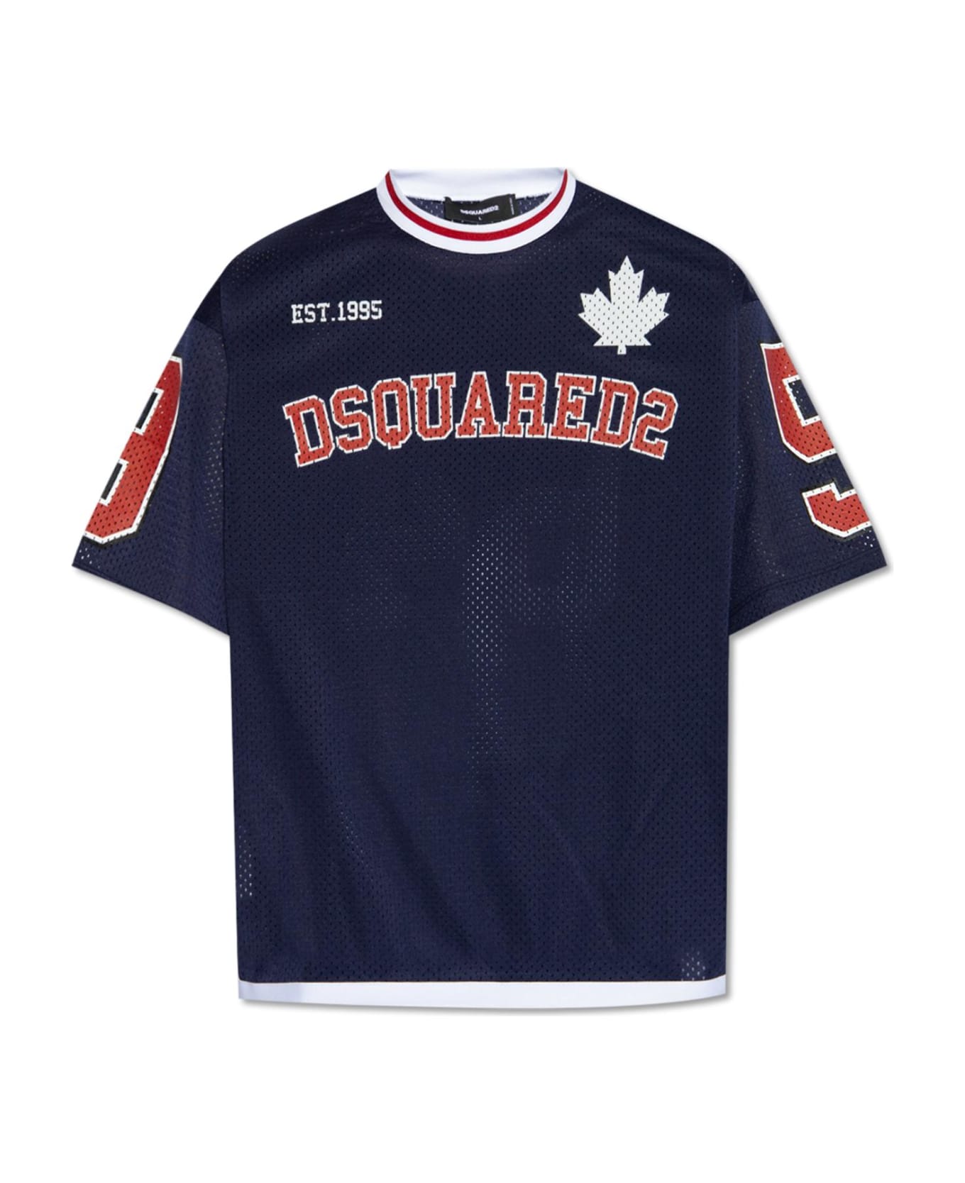 Dsquared2 T-shirt With Logo - NAVY BLUE シャツ