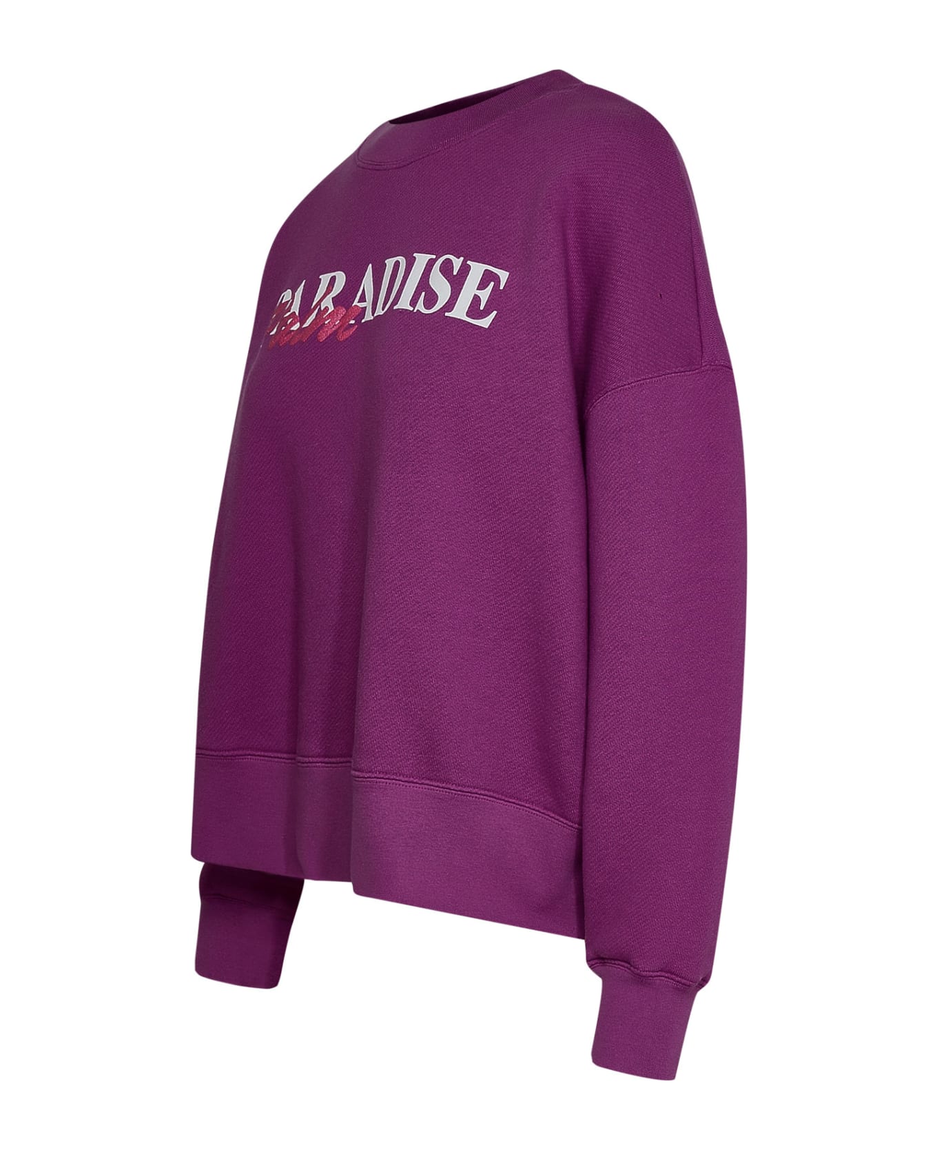 Palm Angels Purple Cotton Sweatshirt - Violet フリース