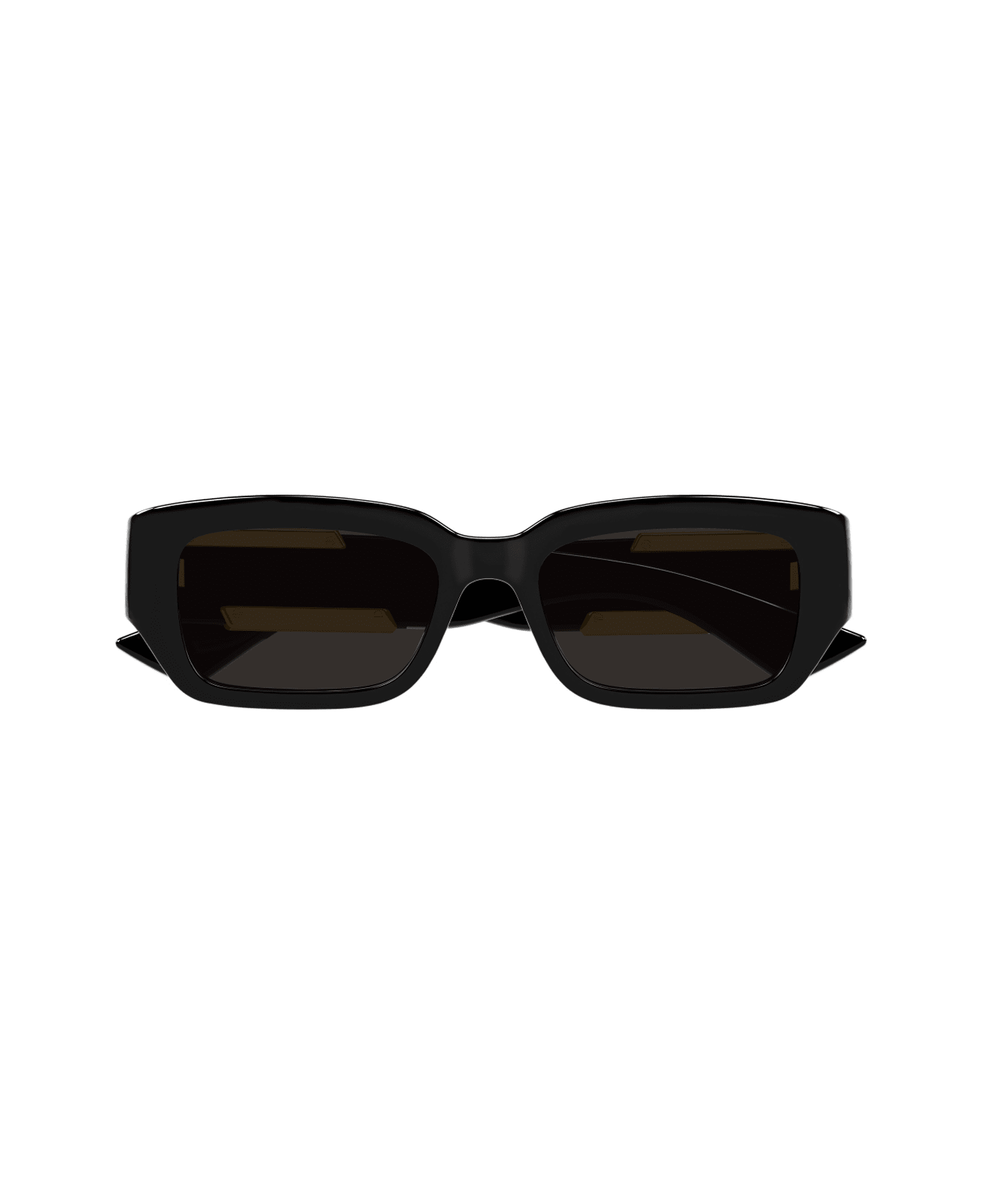 Bottega Veneta Eyewear Bottega Veneta Bv1406s Linea Ribbon 001 Black Grey Sunglasses - Nero