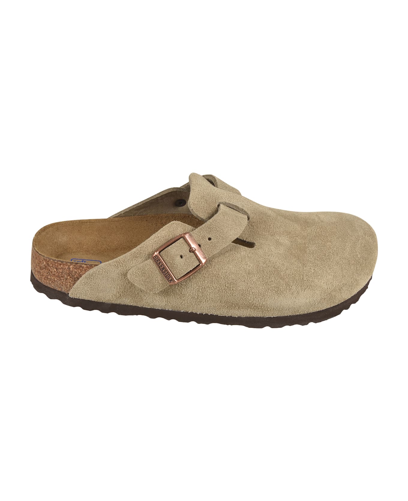 Birkenstock Boston Bs Taupe Mules - Taupe