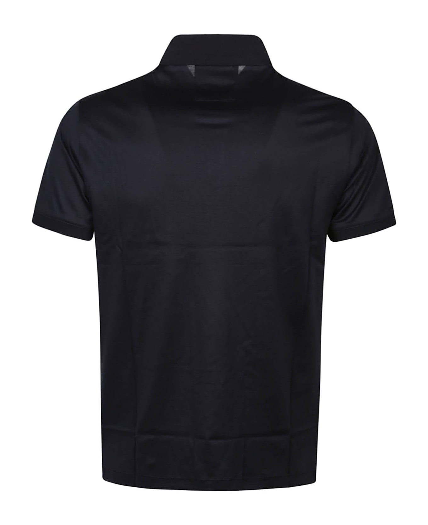Emporio Armani Short Sleeve Polo Shirt - Blu Navy