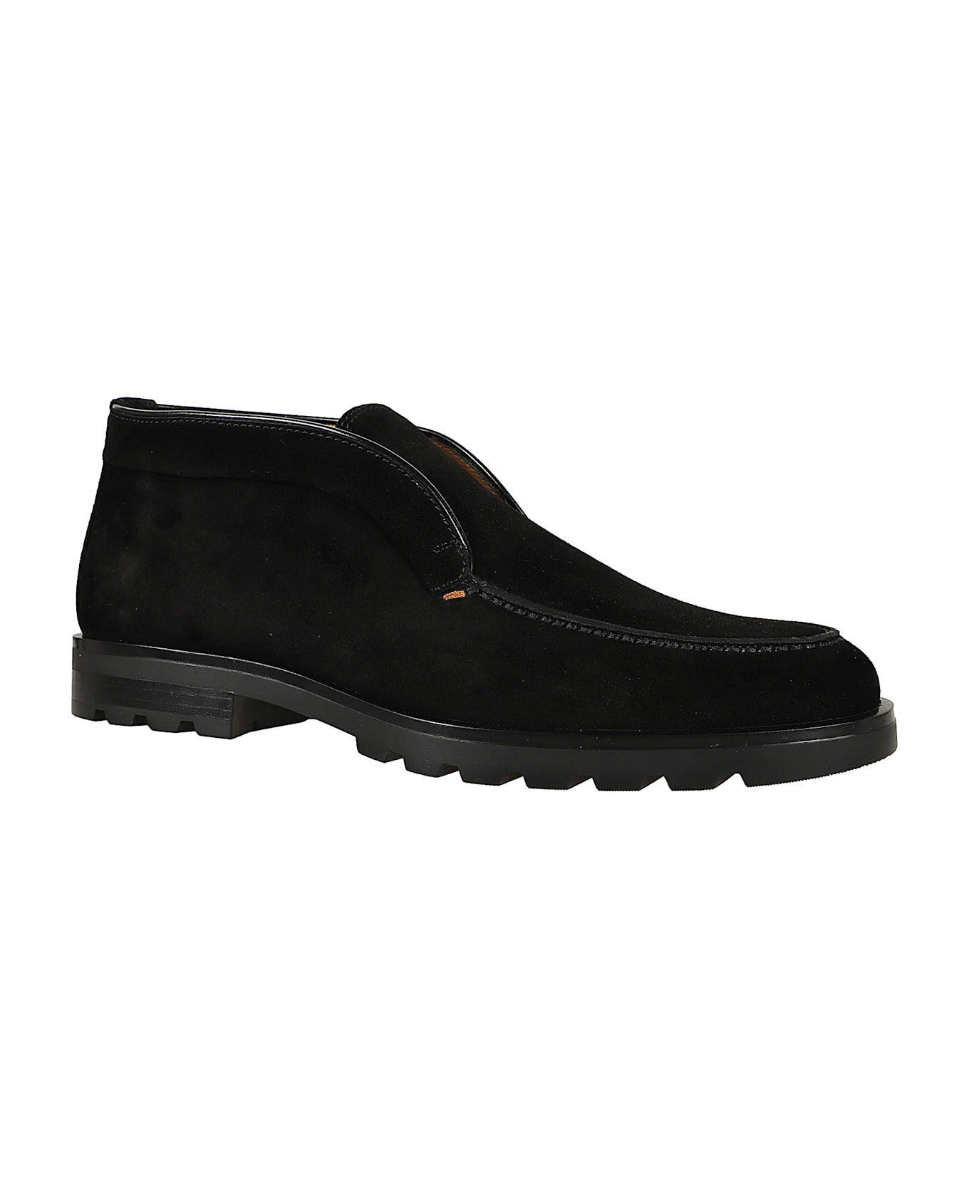 Santoni Rock Men Shoes - Black