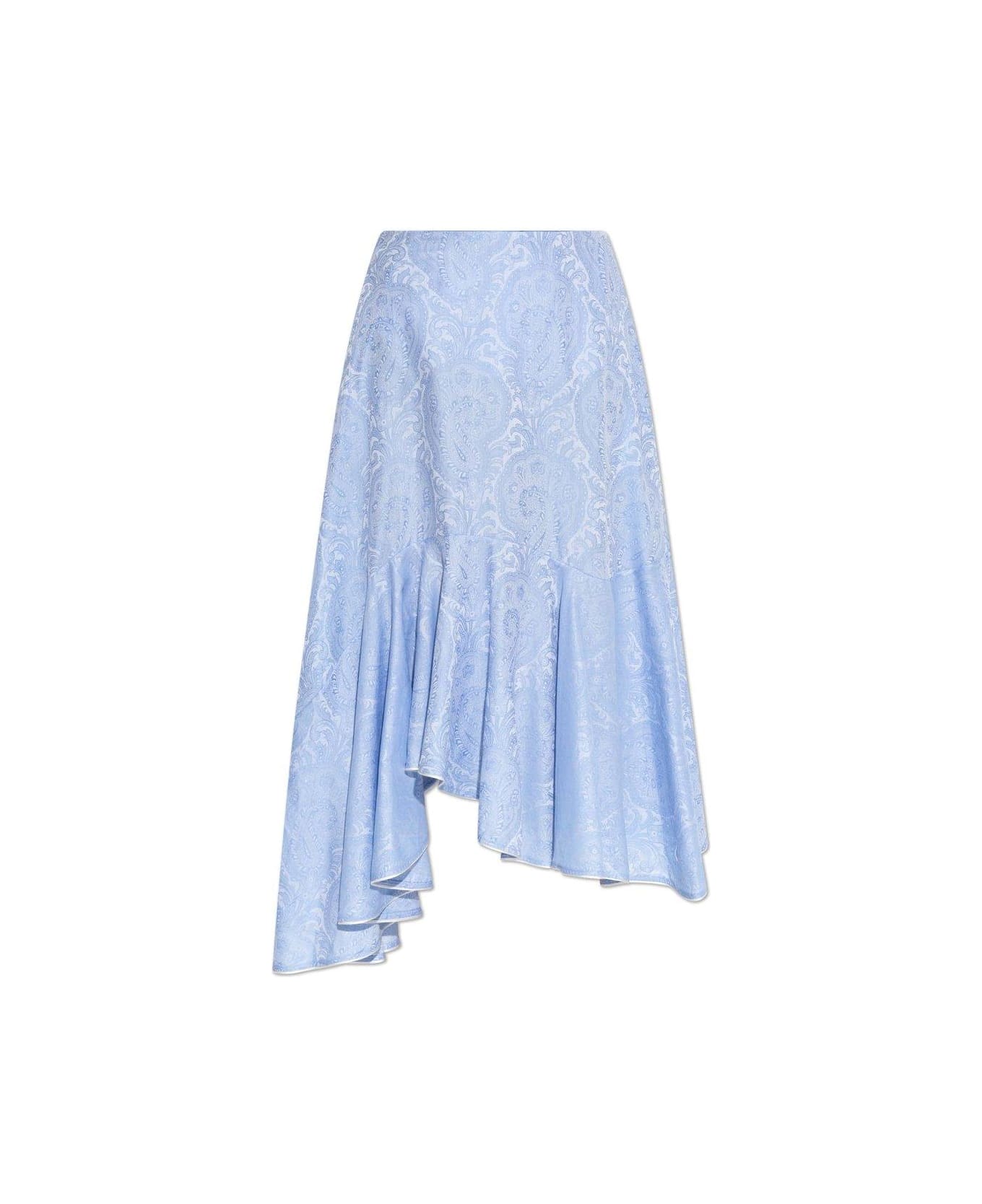 Etro Printed Midi Skirt - MULTICOLOR