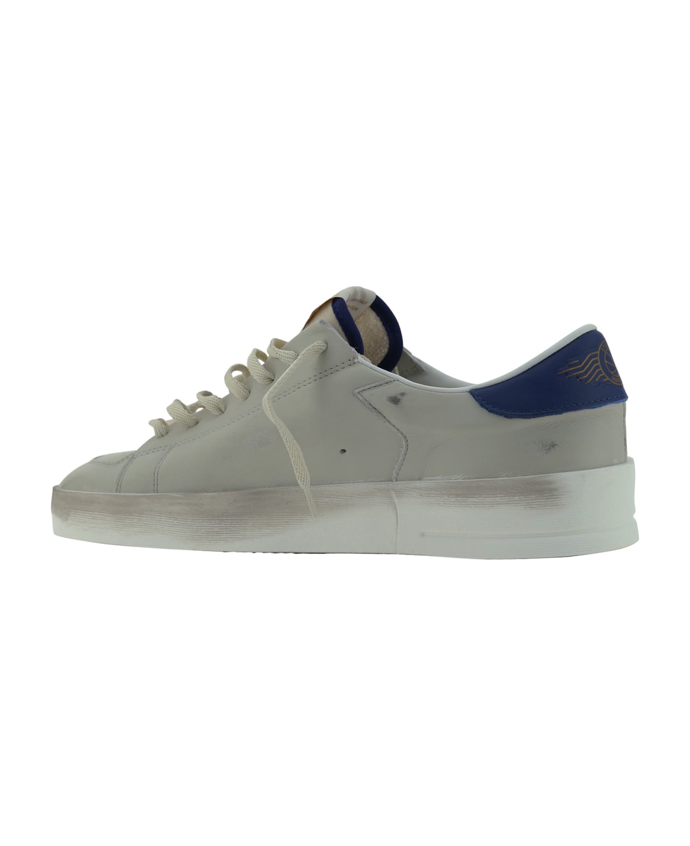 Golden Goose Stardan Sneakers - White/blue/red