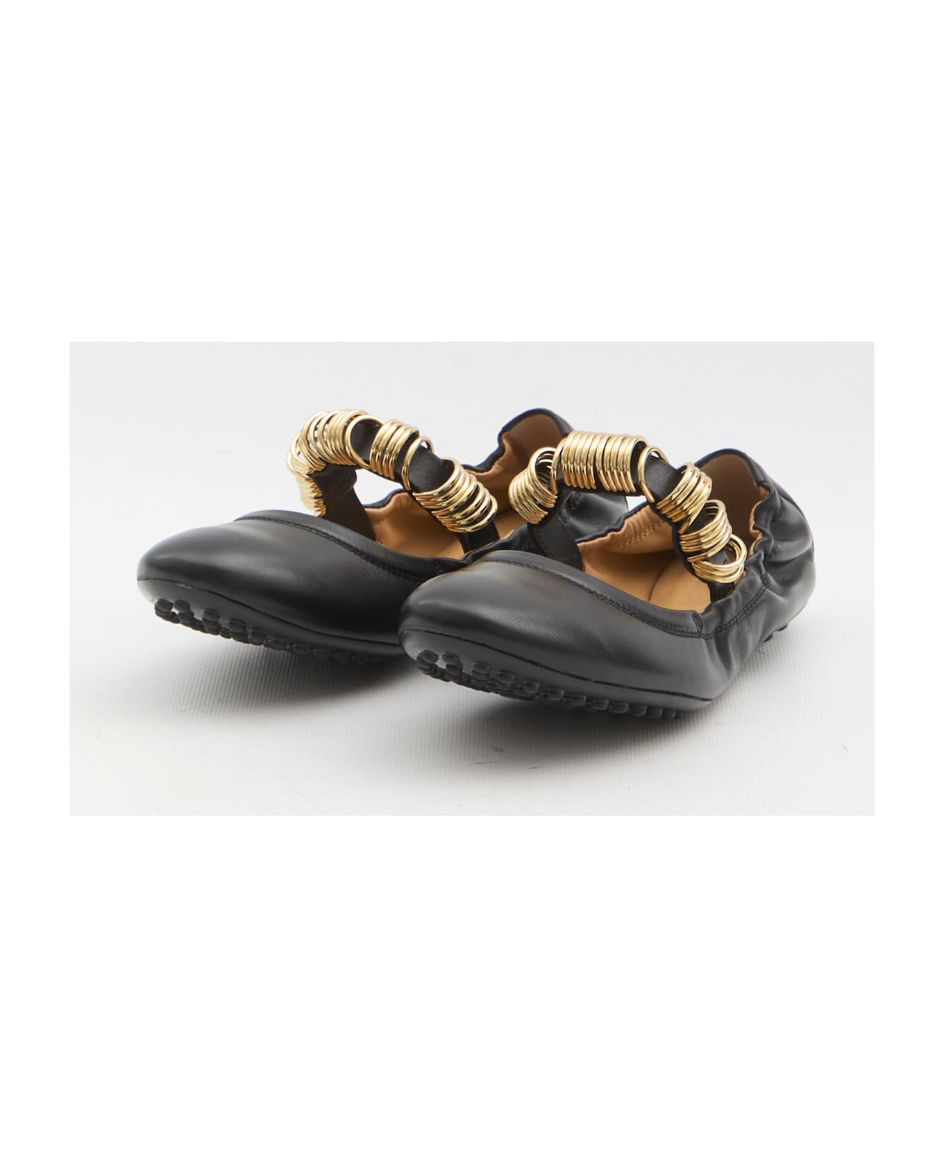 Tod
s Gancini Leather Loafers - BLACK