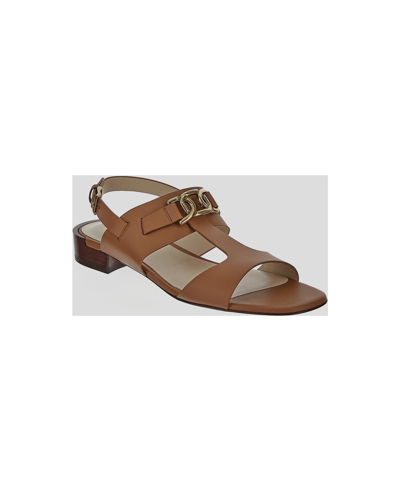Tod's Logo Engraved Buckle Fastened Sandals