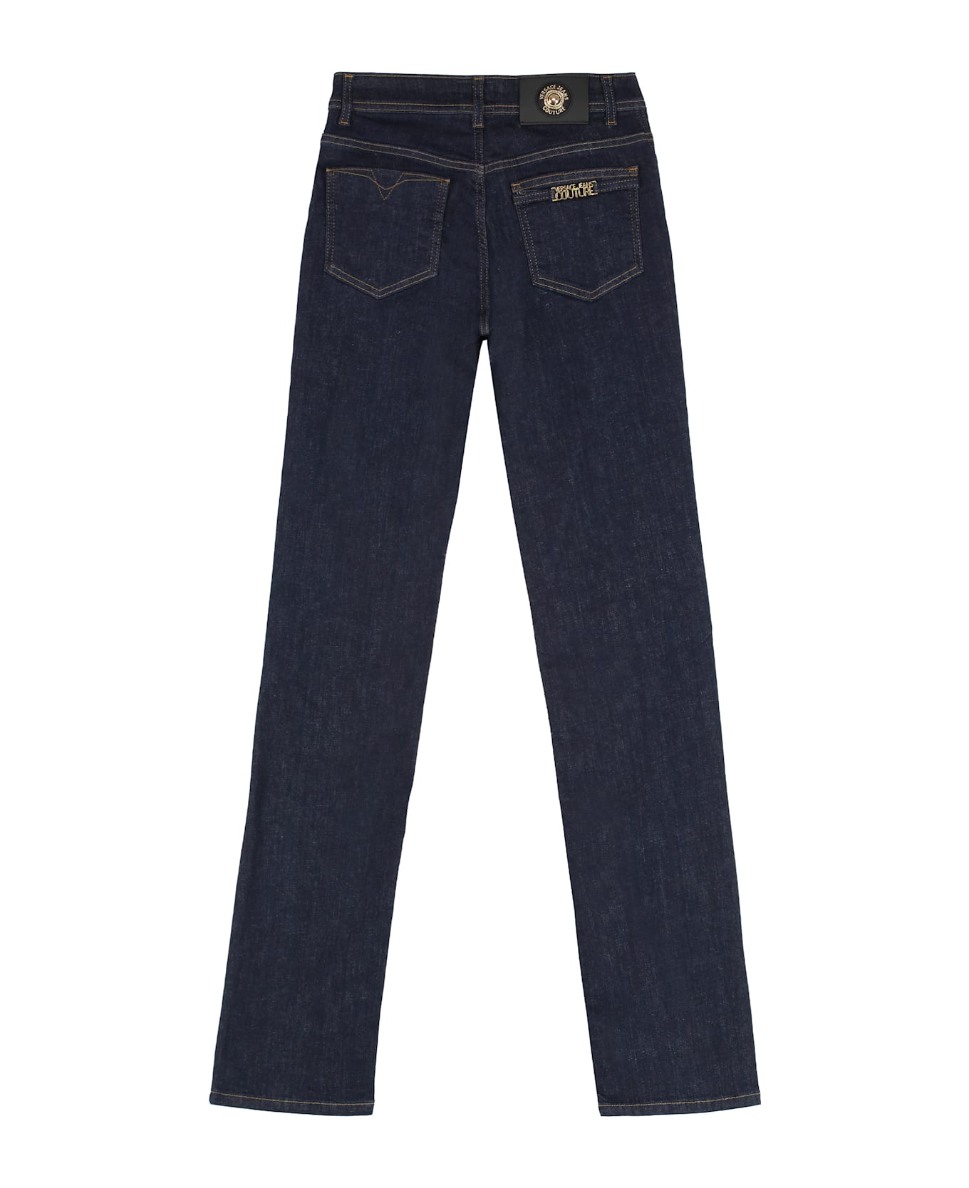 Versace Jeans Couture High-rise Slim Fit Jeans - Denim