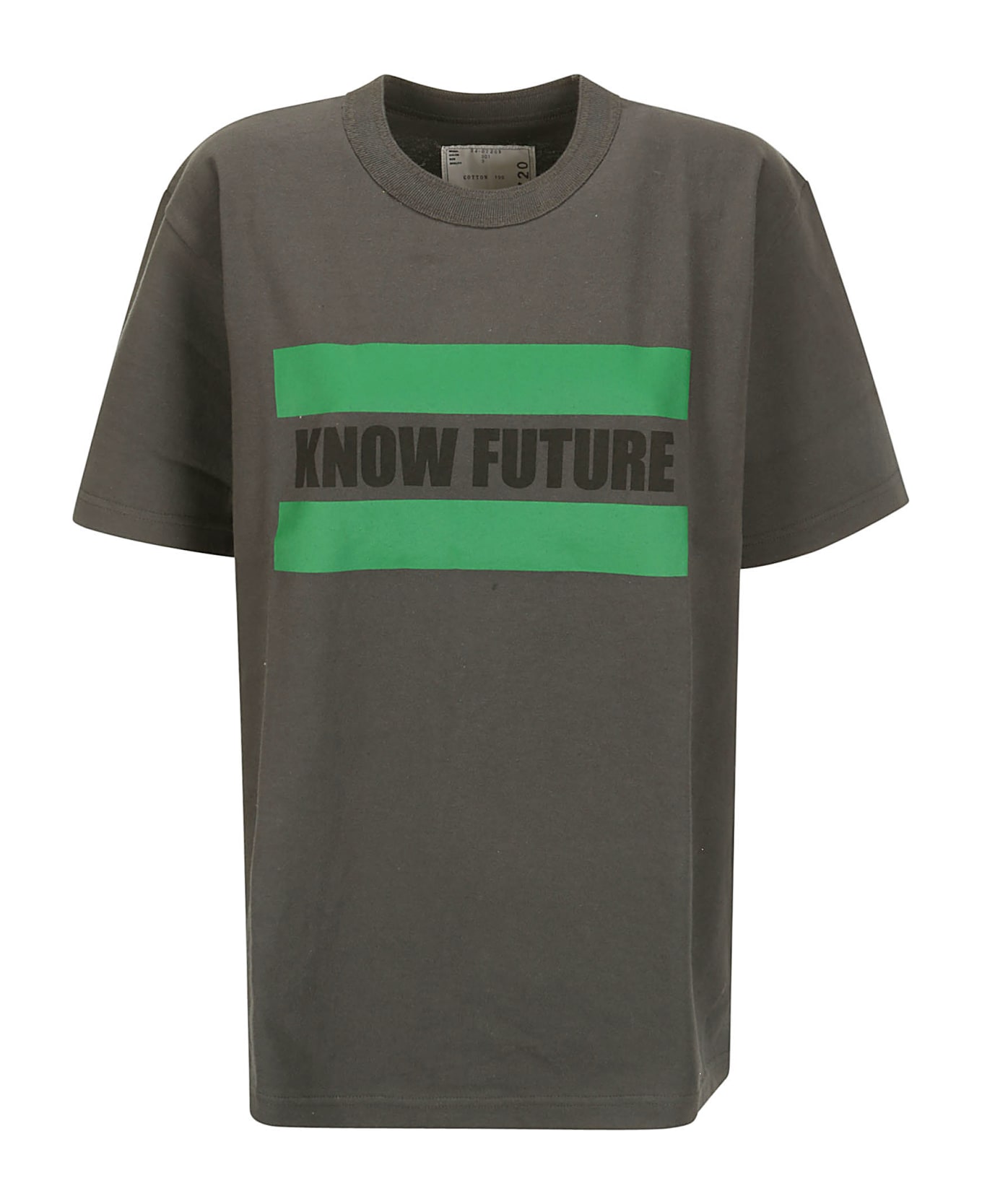 Sacai Know Future T-shirt - GRAY