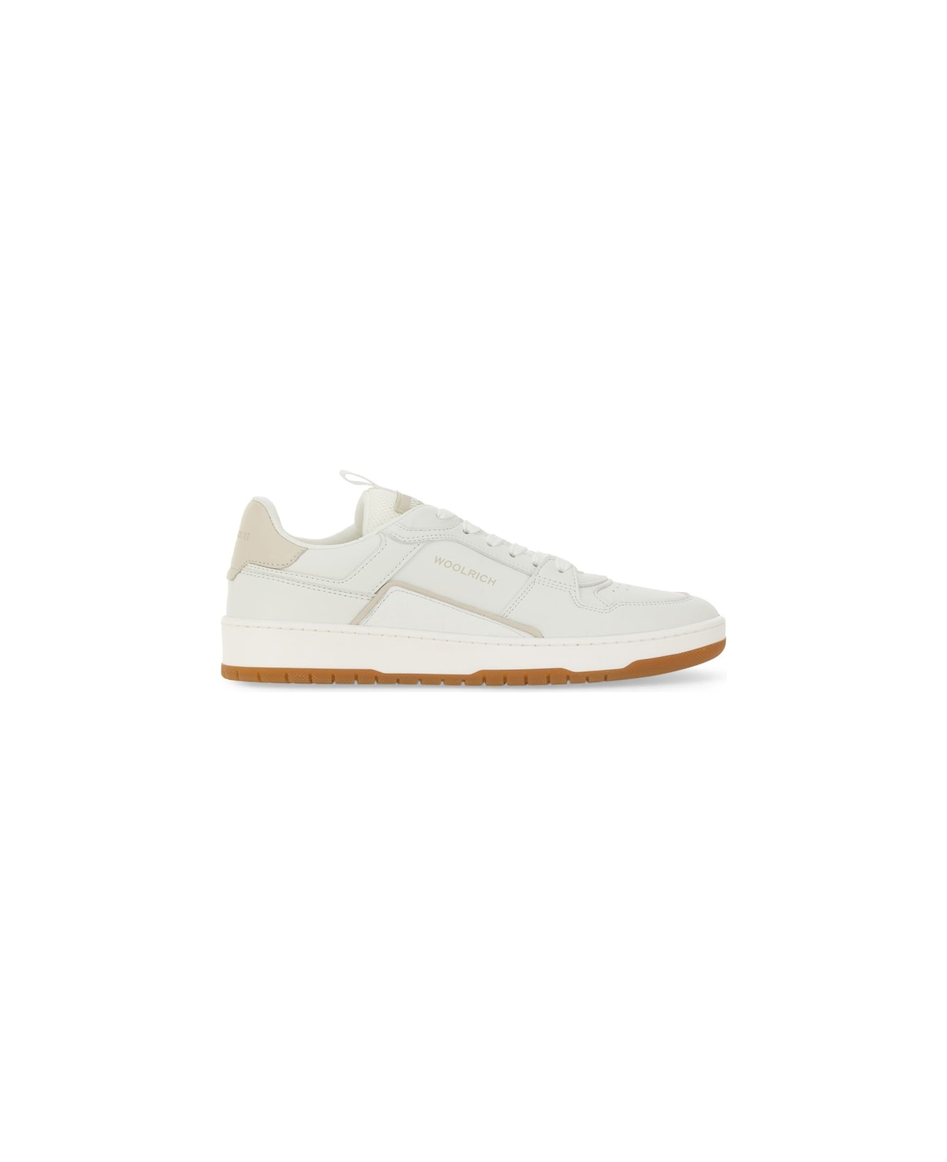 Woolrich Leather Sneaker - WHITE スニーカー