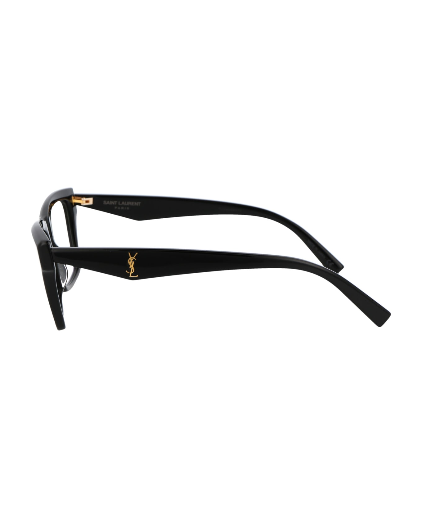 Saint Laurent Eyewear Sl M104 Opt Glasses - 001 BLACK BLACK TRANSPARENT