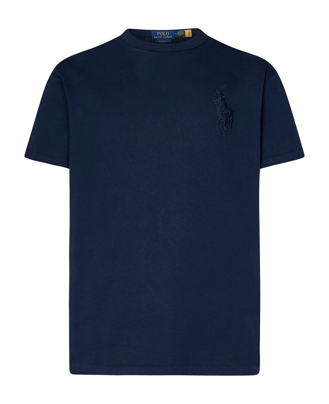 Polo Ralph Lauren Big Pony Embroidered Crewneck T-shirt - Cruise Navy