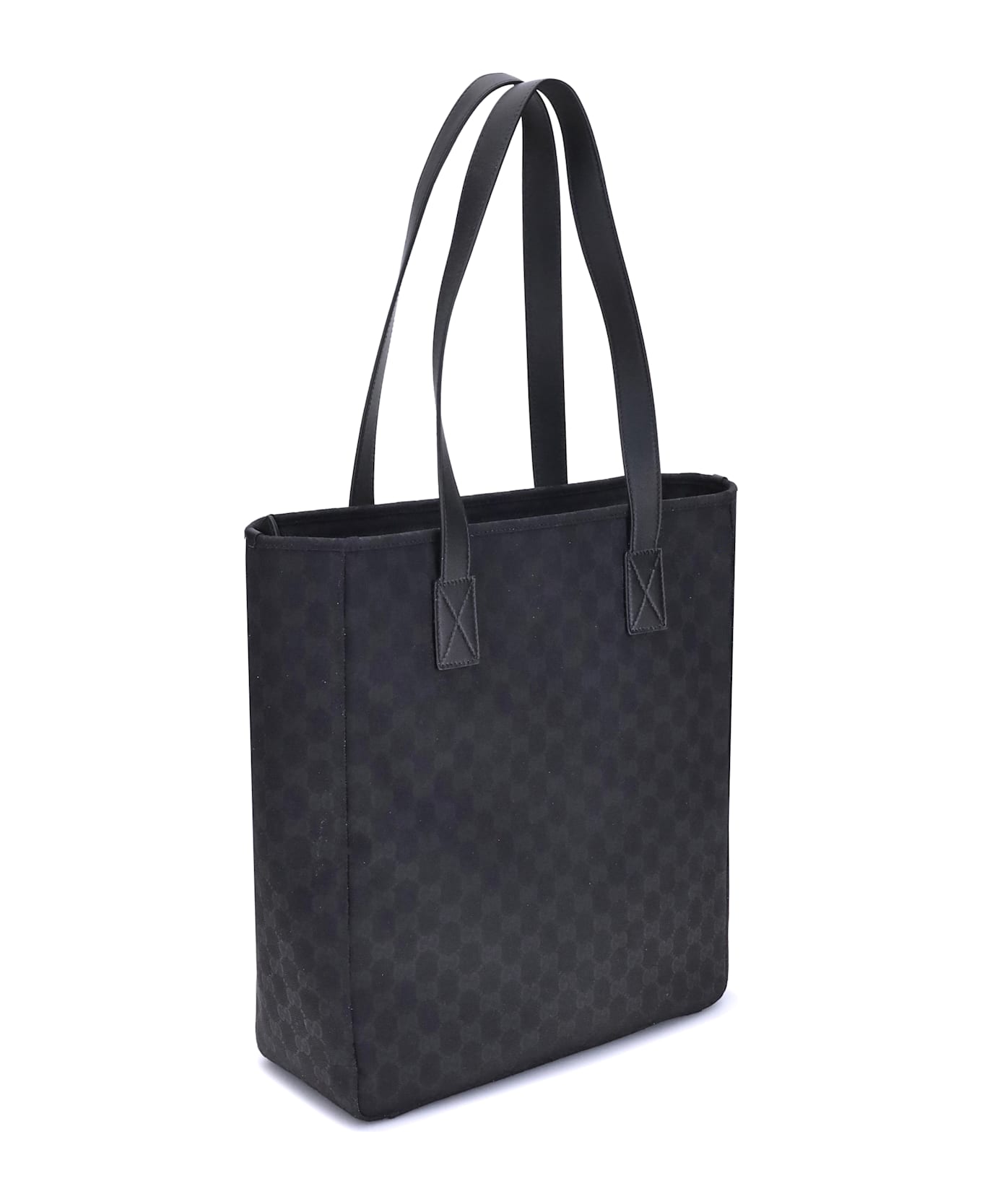 Gucci Gg Fabric Tote Bag - Black