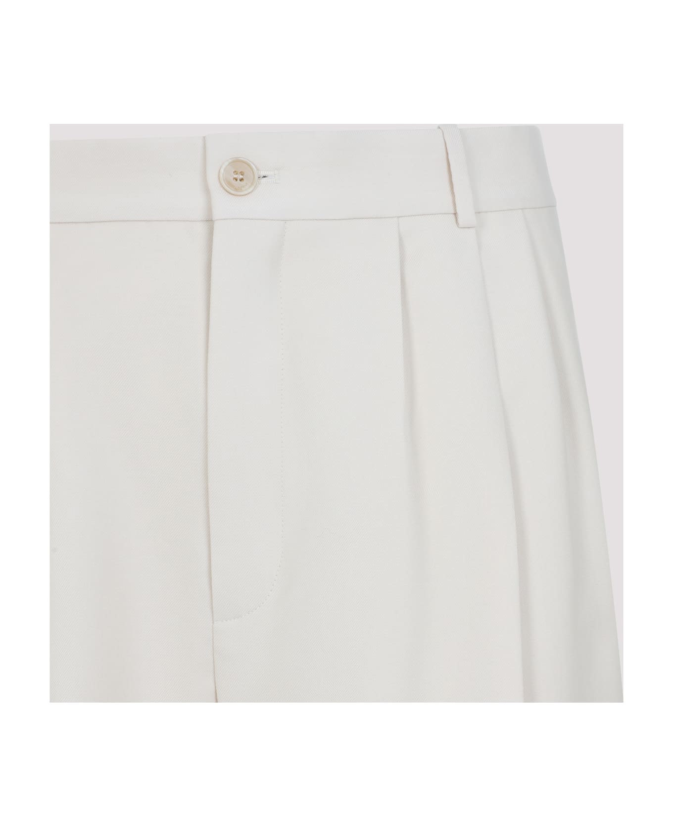 Saint Laurent Wool Pants - Beurre