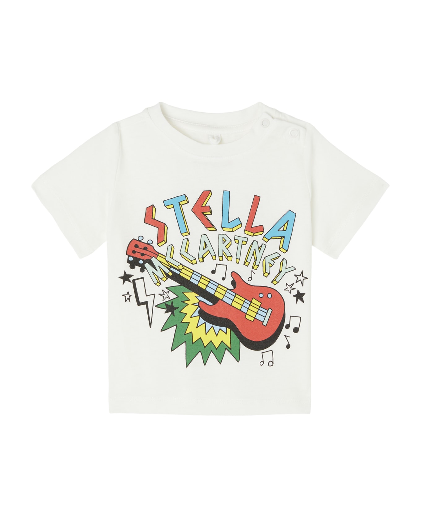 Stella McCartney Kids Printed T-shirt - Cream