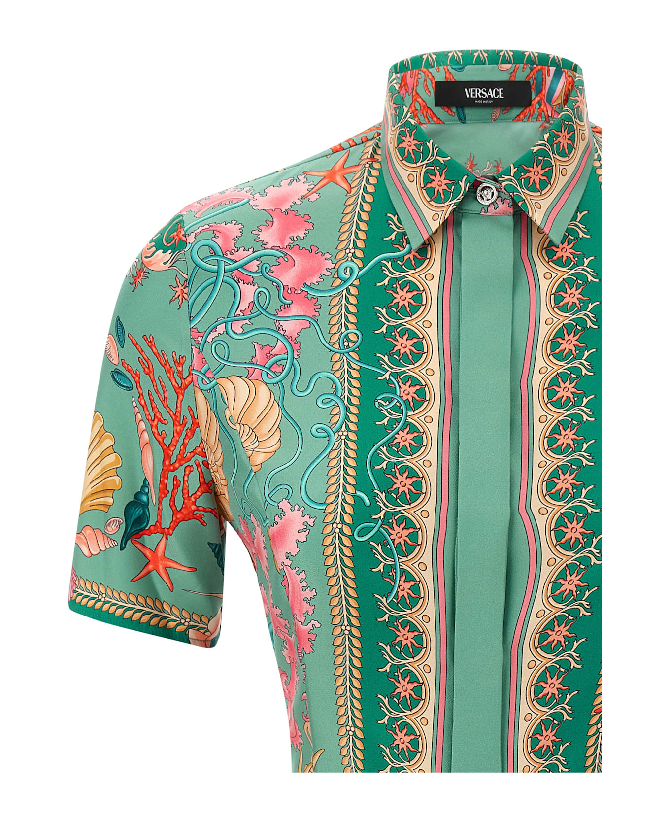 Versace 
underwater Barocco
 Dress - Green