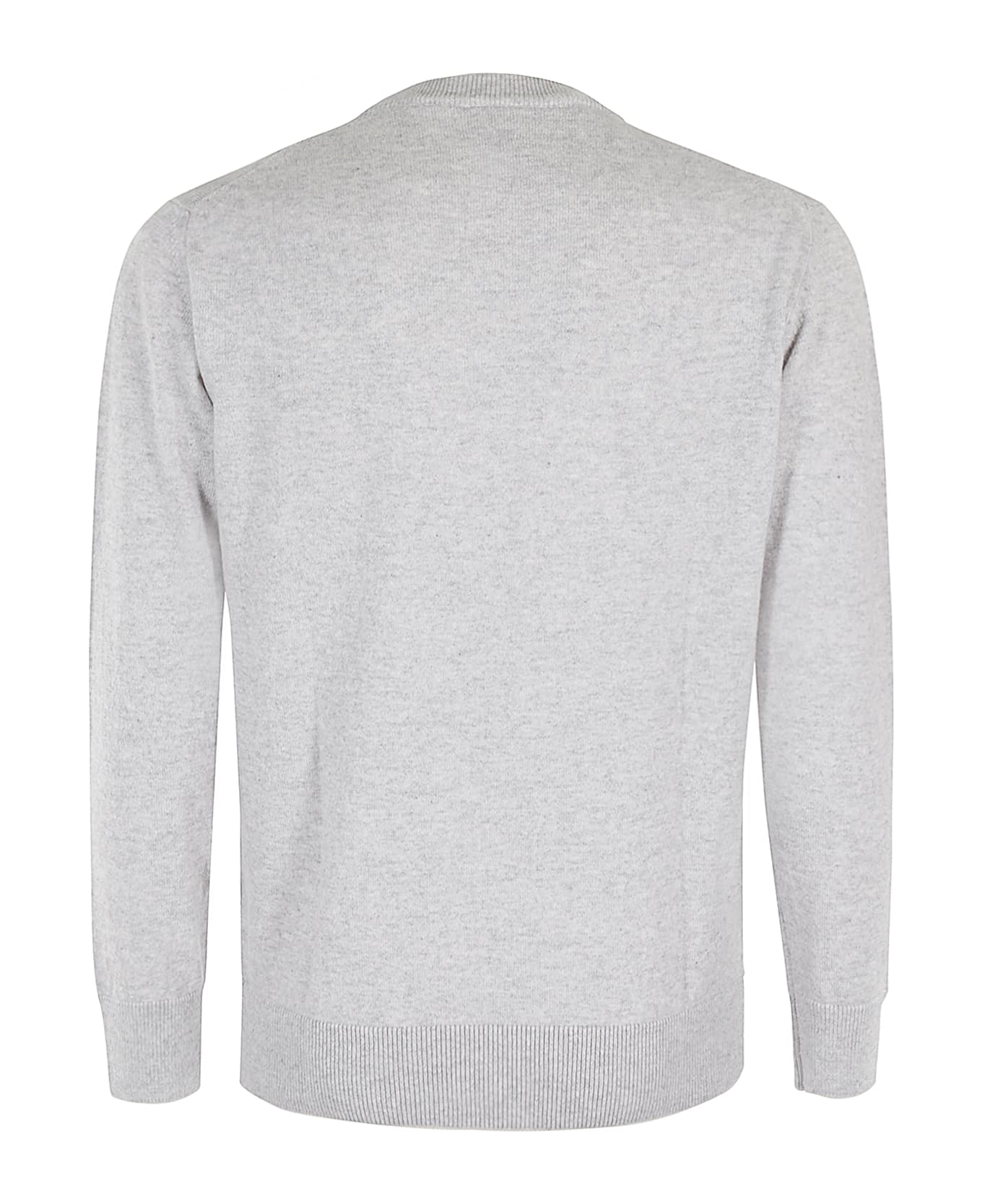 Eleventy Maglia Girocollo Tipping - Grigio