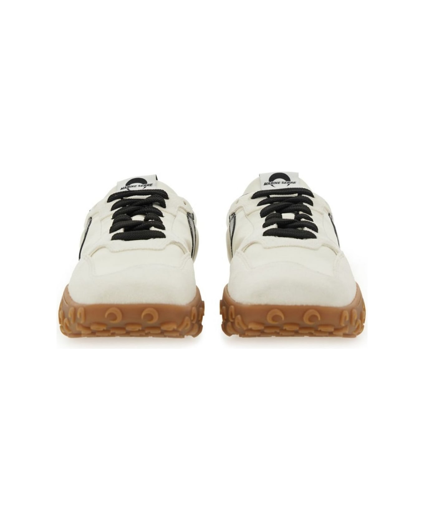 Marine Serre Moon Patch Low-top Sneakers - Bianco