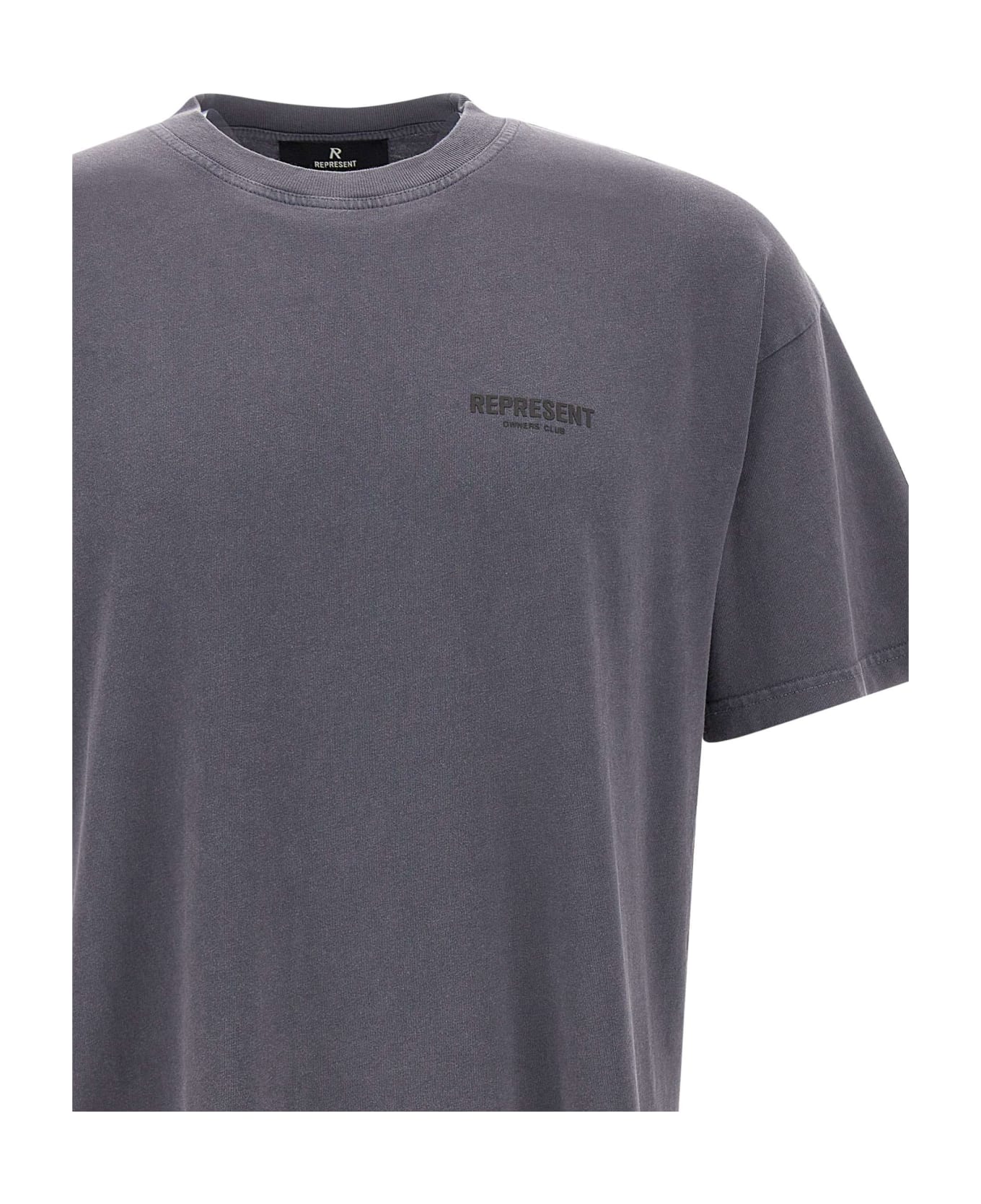 REPRESENT "owners Club" Cotton T-shirt - GREY