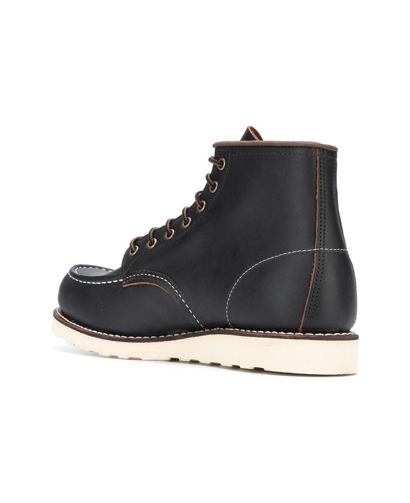 Red Wing Moc Lace-up Boots - Black