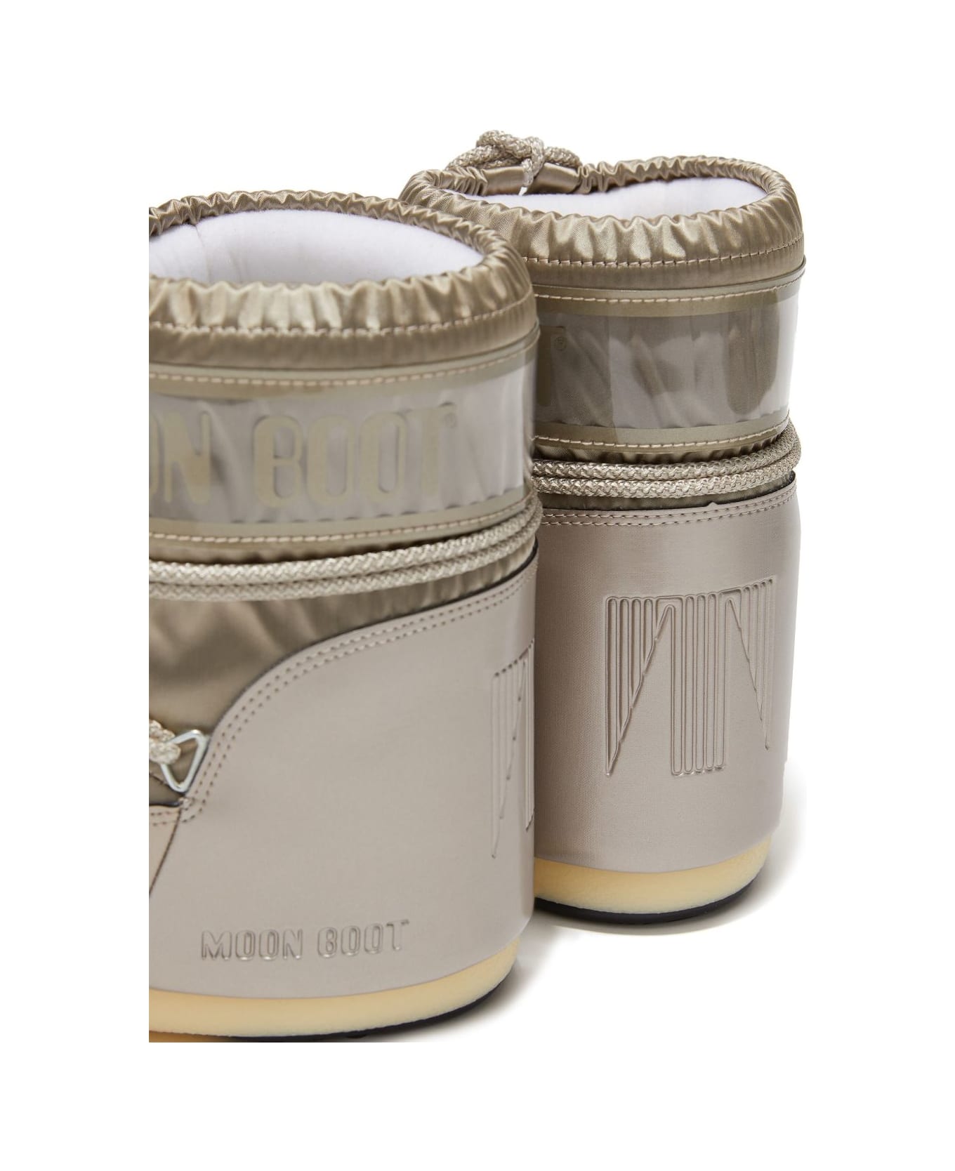 Moon Boot Icon Low Glance Snow Boots - Silver