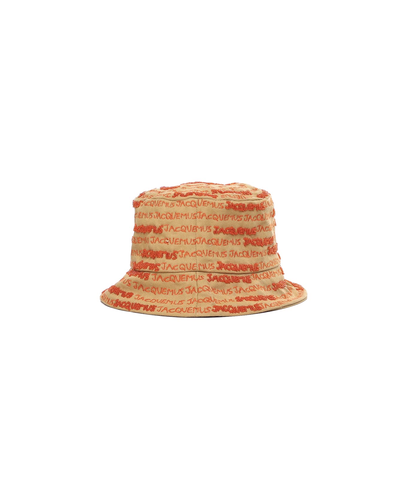 Jacquemus Bucket Hat Bob Bordado - Orange 帽子