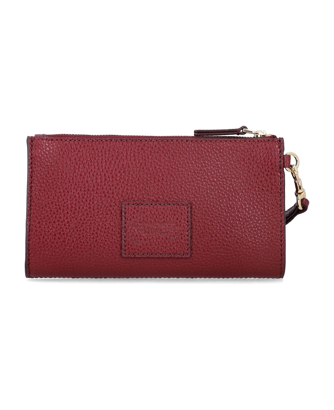 Marc Jacobs The Leather Pouch - CHERRY クラッチバッグ
