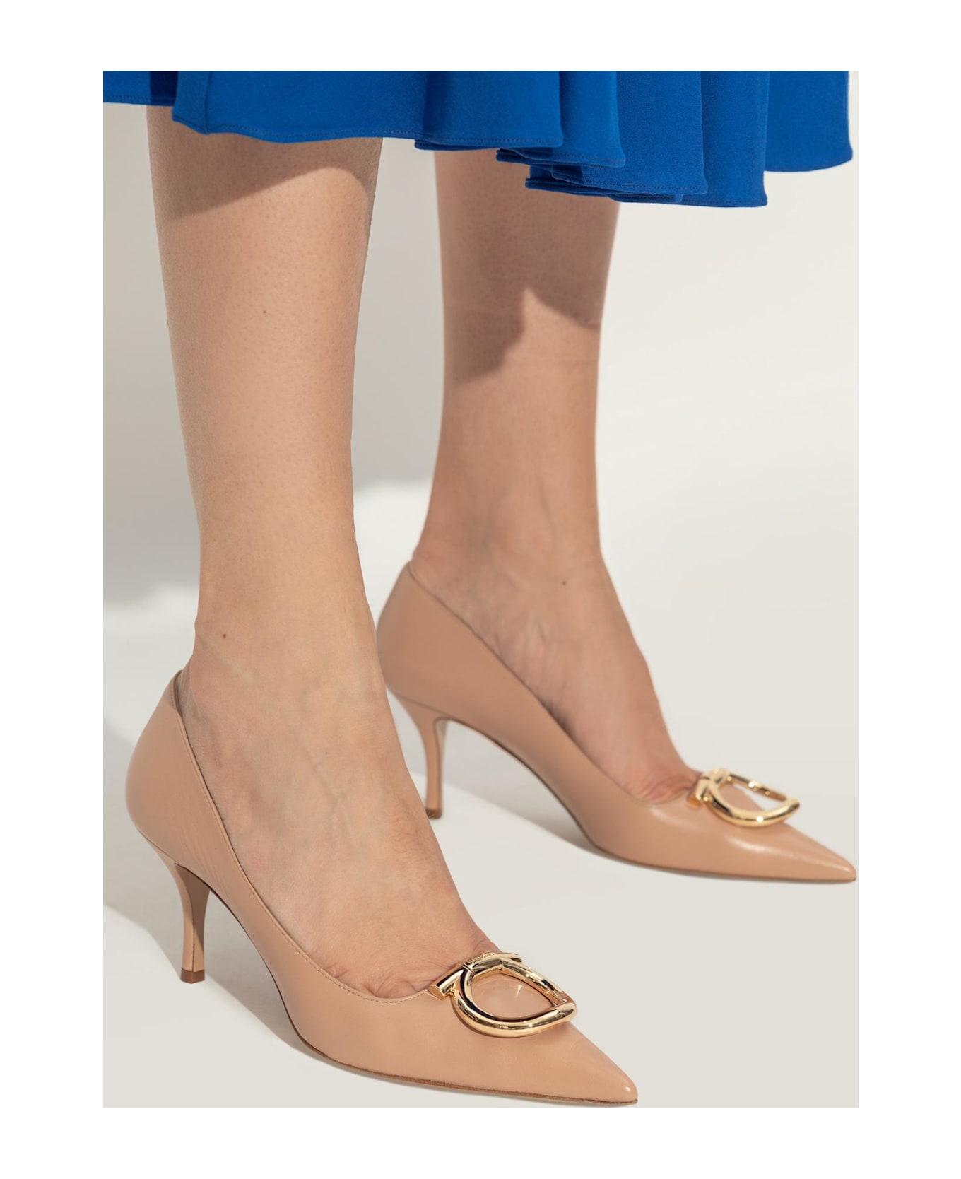 Ferragamo Heeled Shoes 
lara
 - Blush Pink