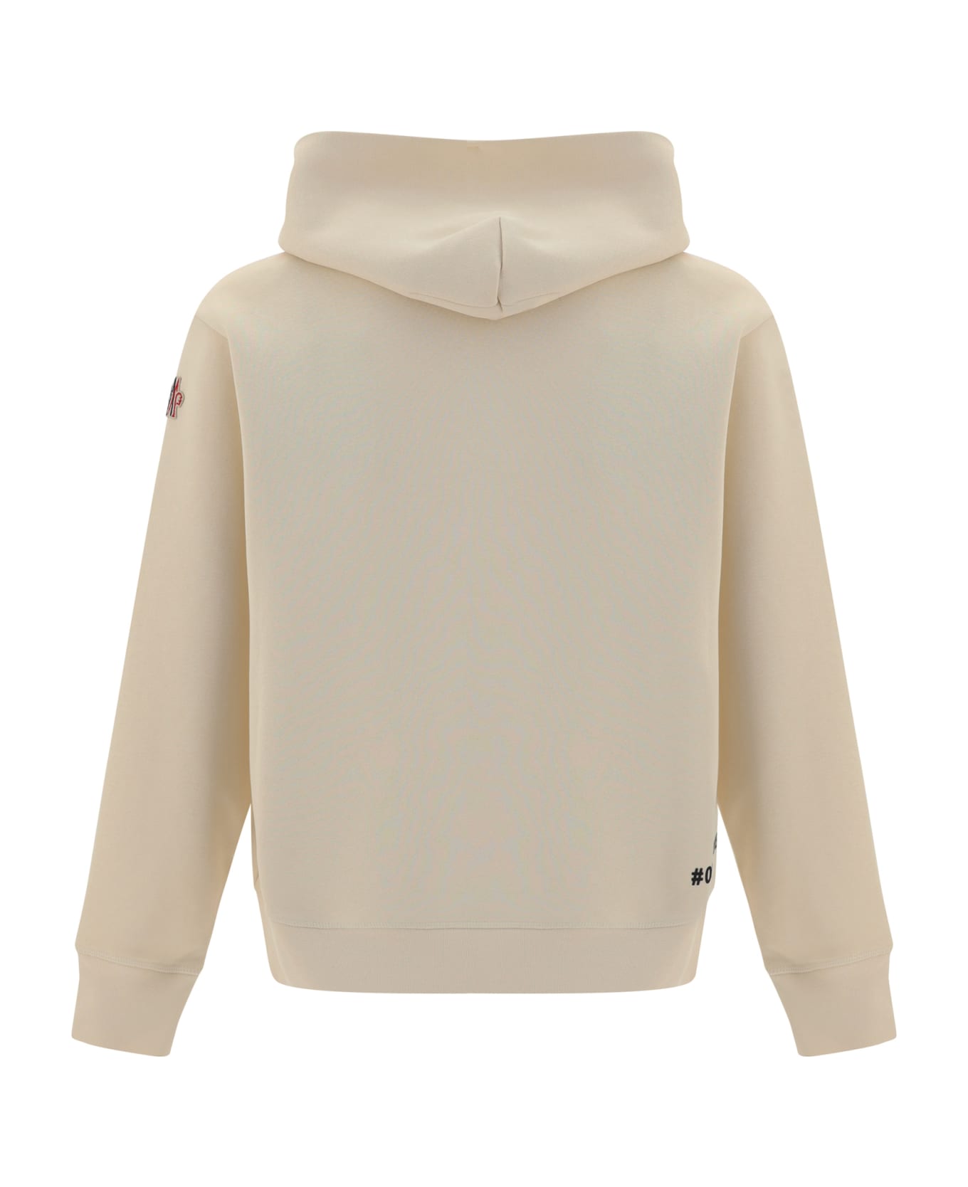 Moncler Grenoble White Hoodie With Pocket - 34