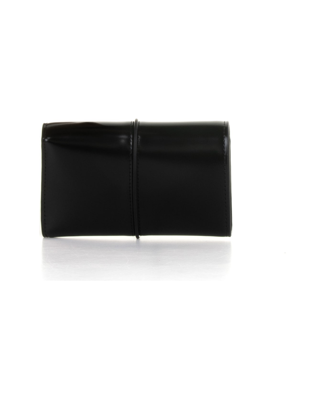 Tod's Leather Wallet With Logo Plaque - Black