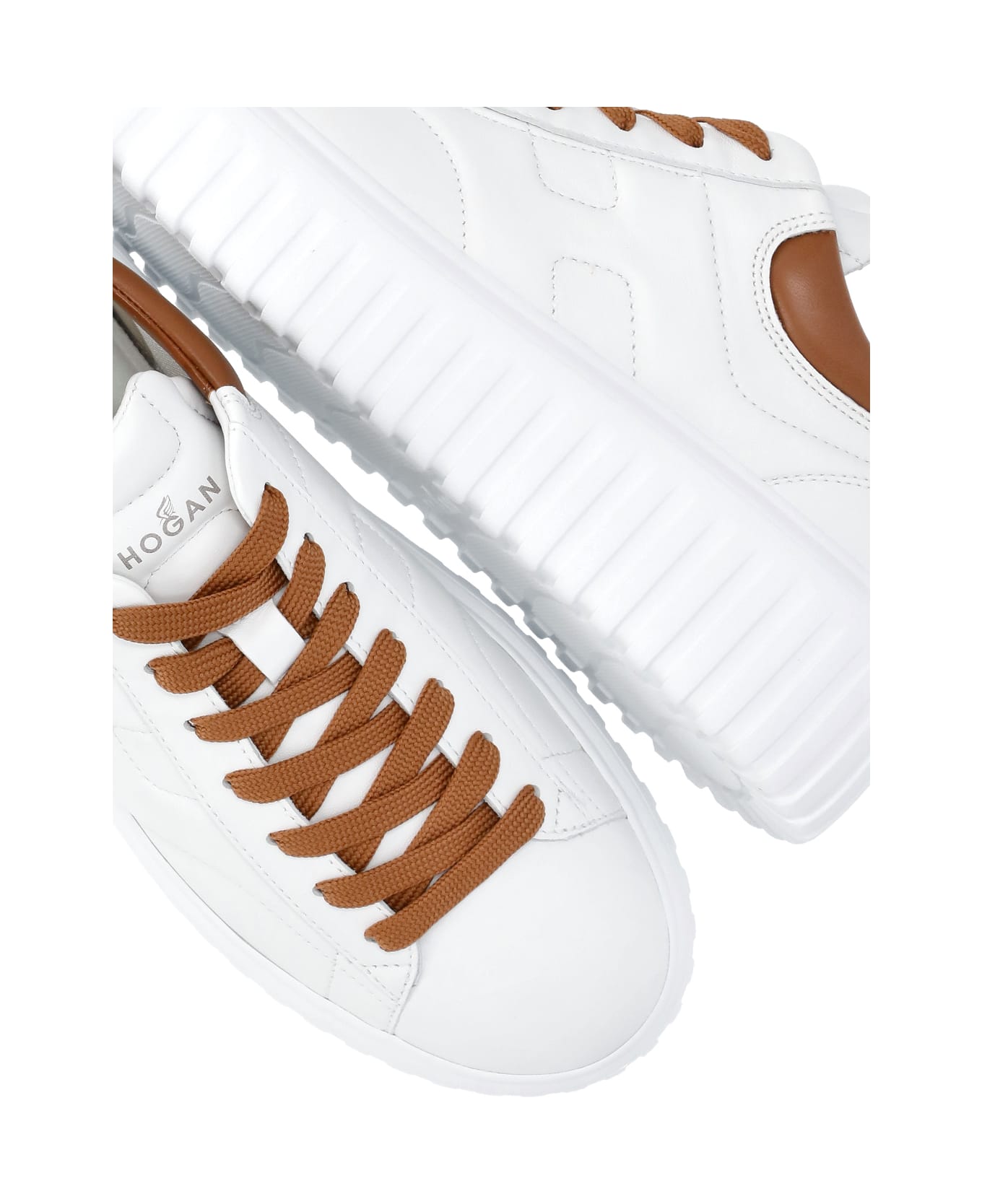 Hogan H-stripes Sneakers - White