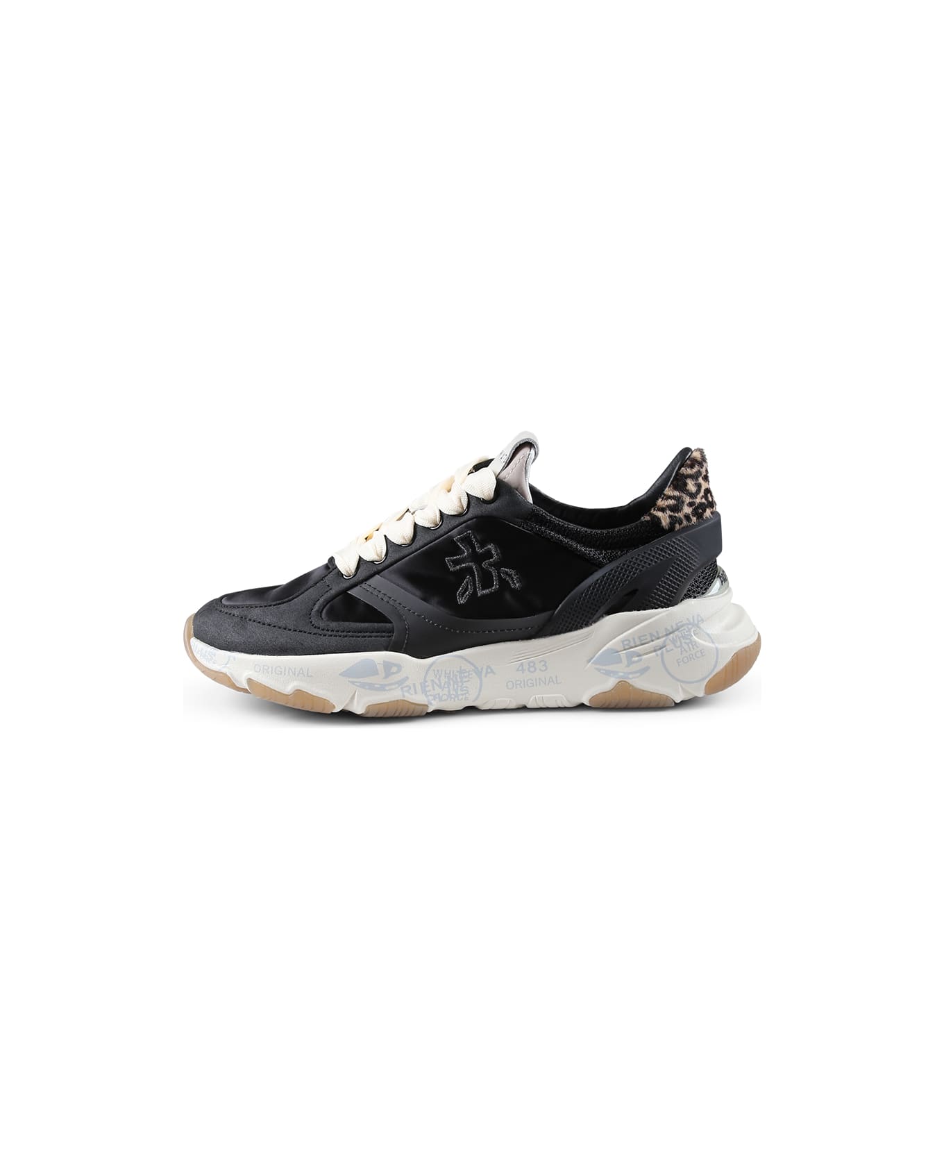 Premiata Buffly 6541 Black Sneakers For Woman - Black