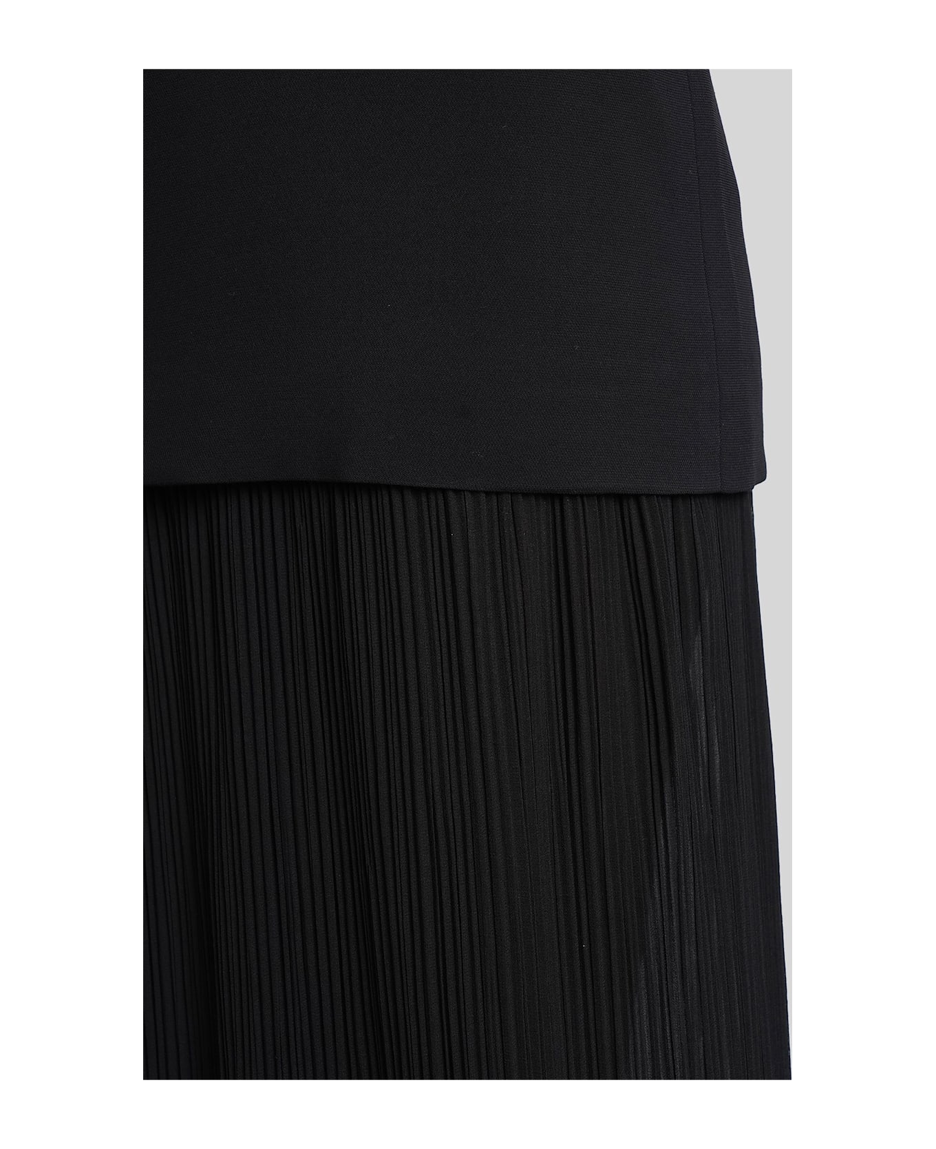 IRO Chloe Long Dress In Black Polyester - black