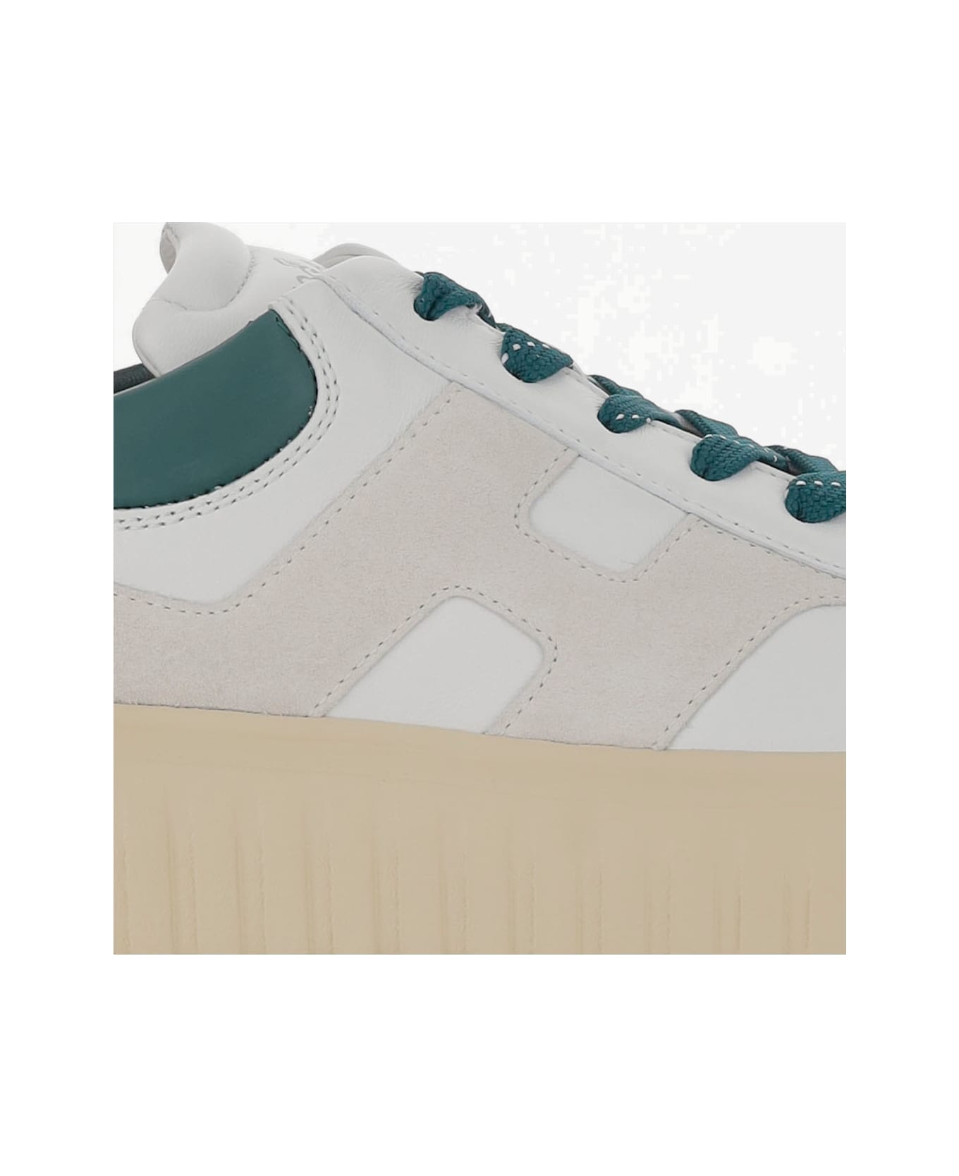 Hogan H Slash Lace-up Shoe - Red