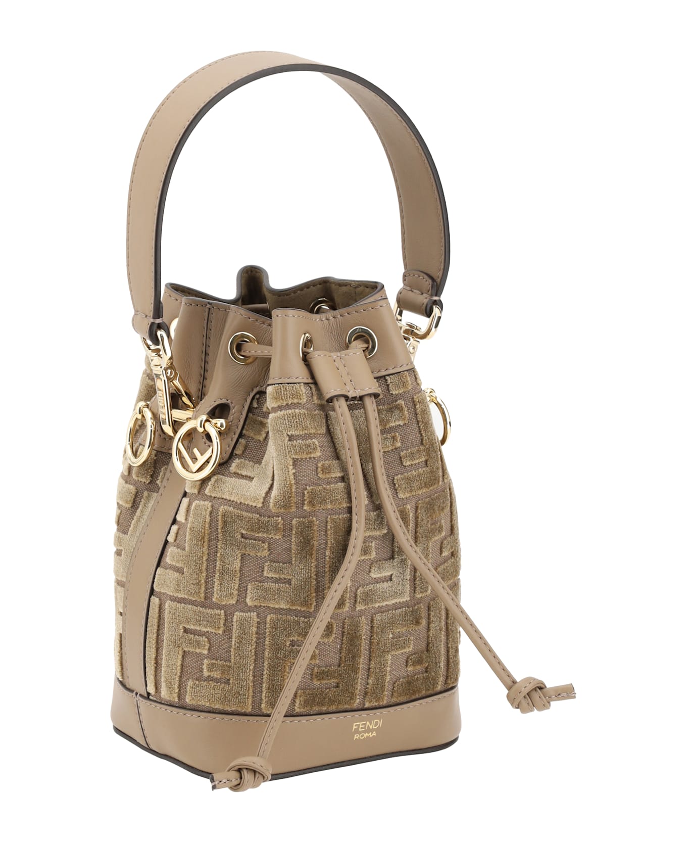 Fendi Mon Tesor Bucket Bag - Cappuccino+os