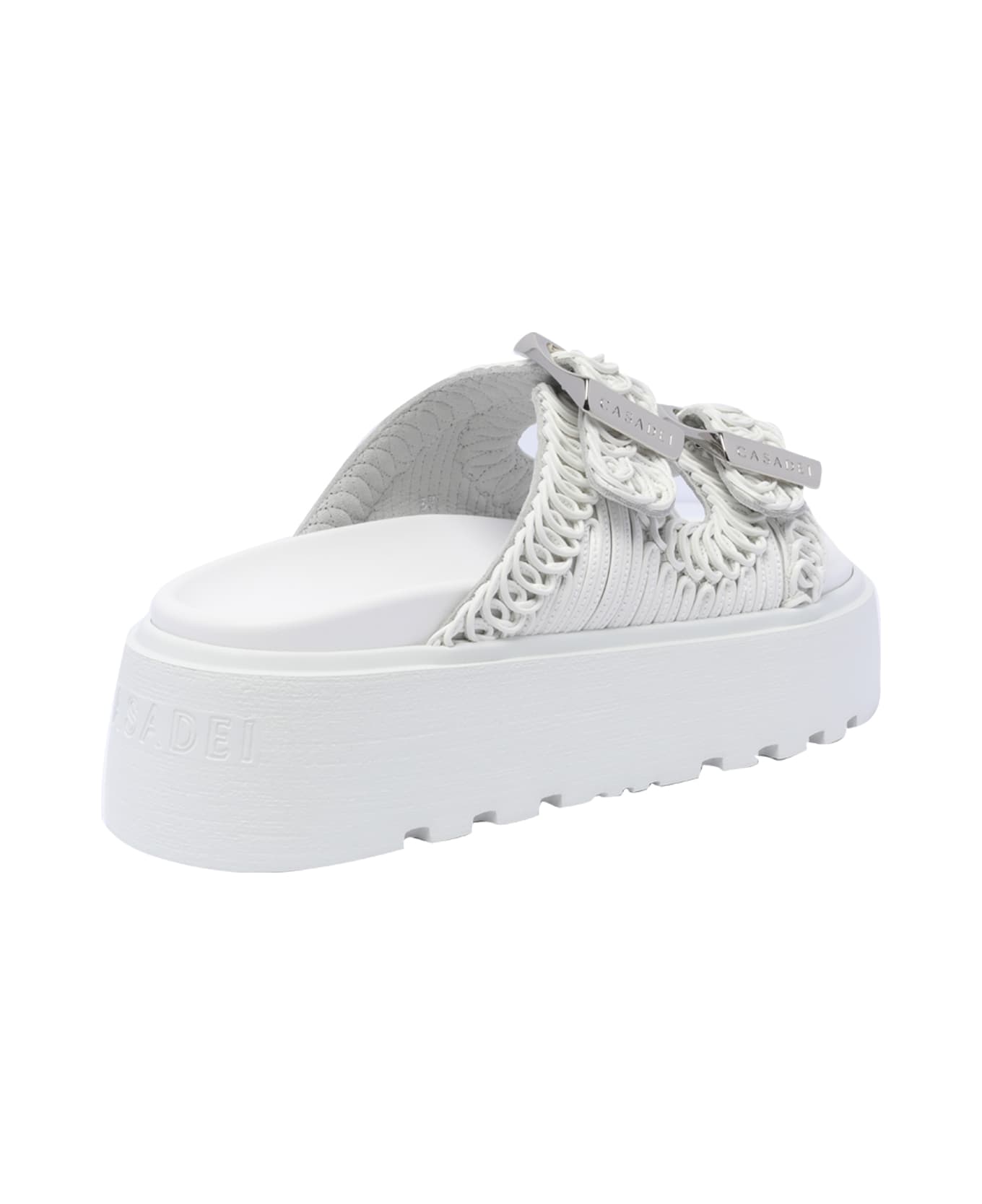 Casadei Birky Platform Sandals - Bianco